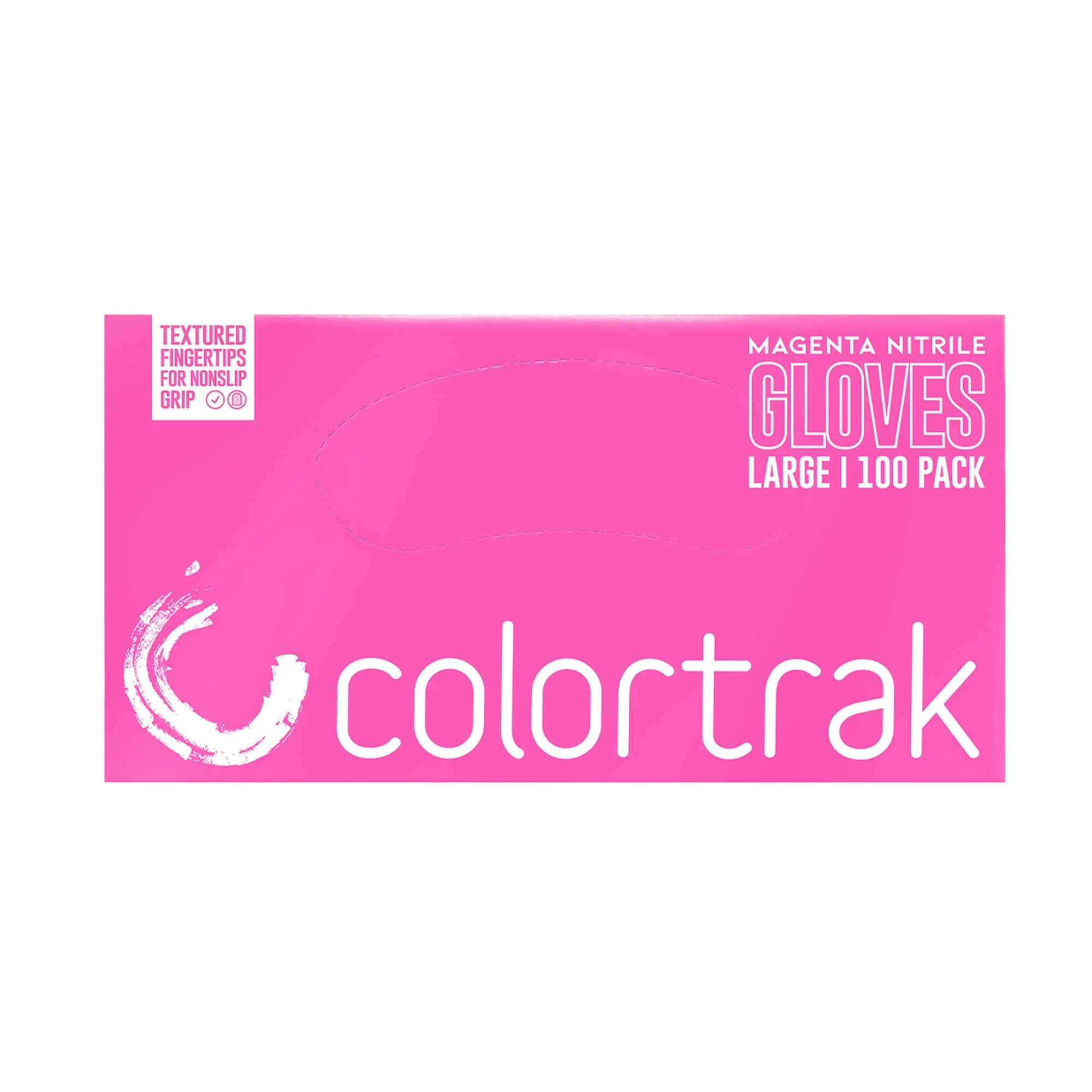 Colortrak Nitrile Gloves, Magenta, 100 ct - Image 3