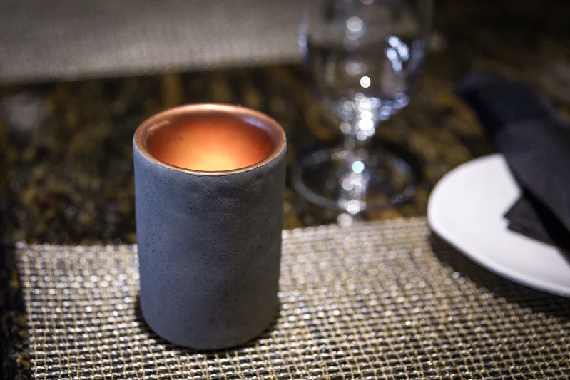 Copper Cement Candle Holders, 6 ct - Image 2