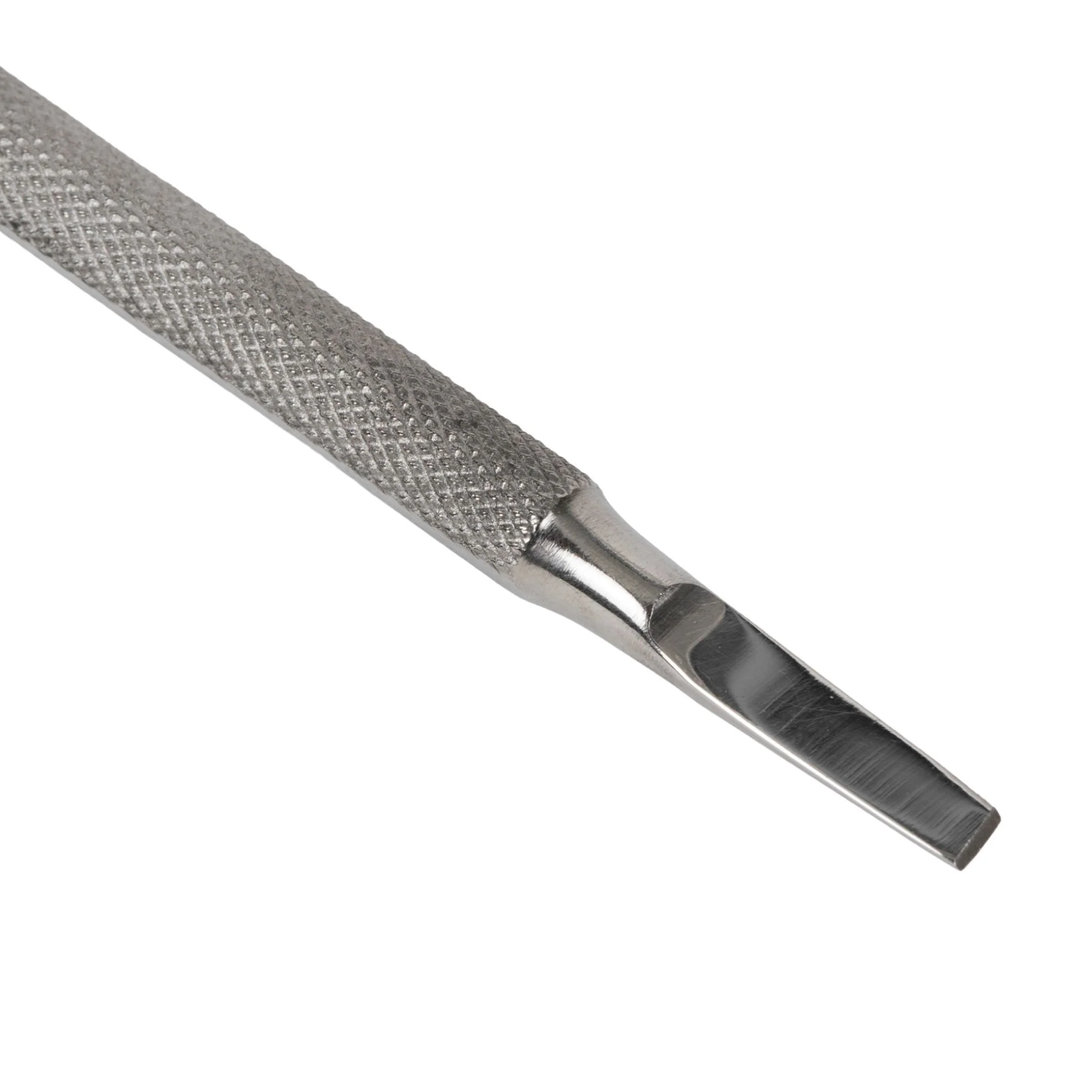 Cuticle Pusher with Flat End Tool, Stainless Steel - Image 3