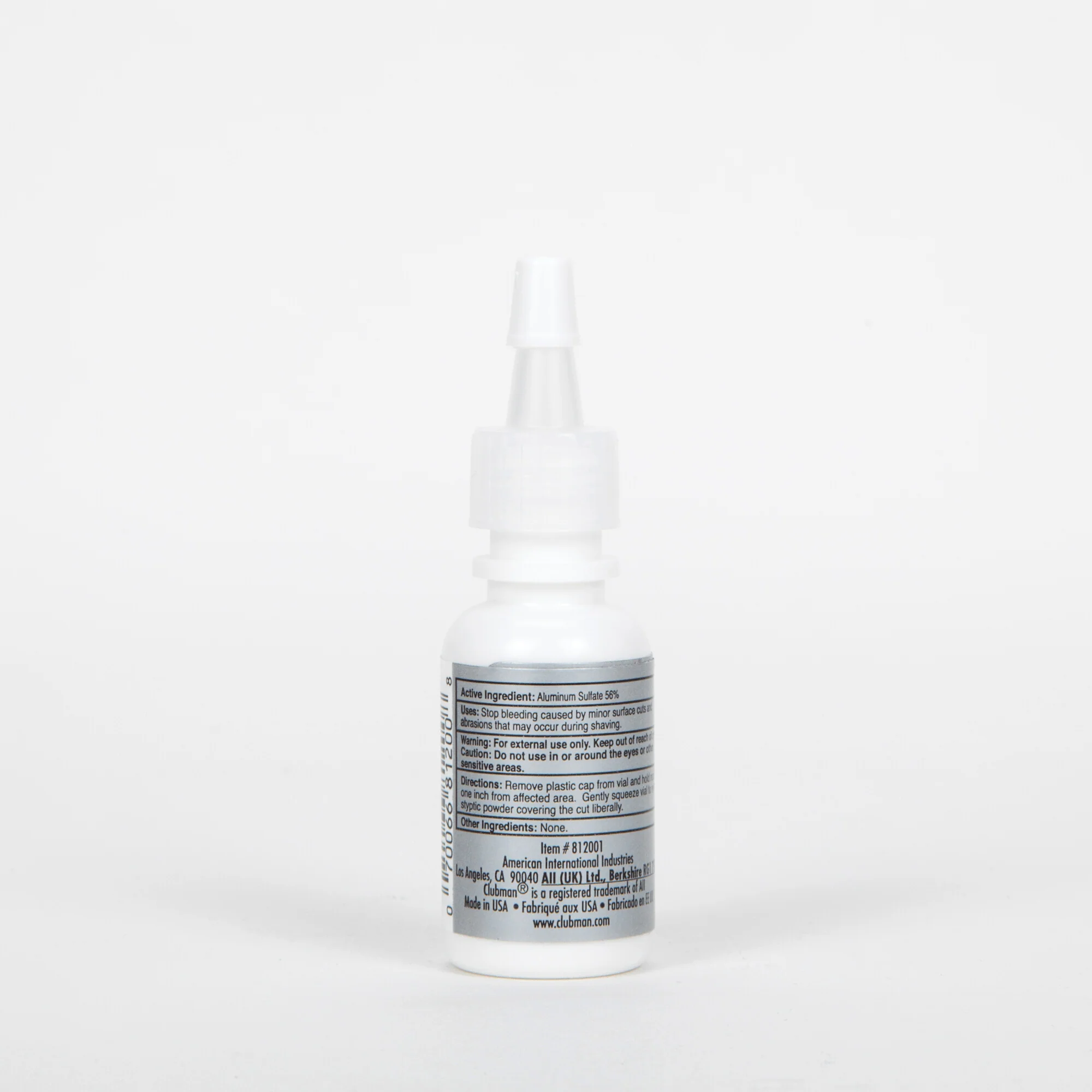 Clubman Nick Safe Styptic Powder, .25 oz - Image 3