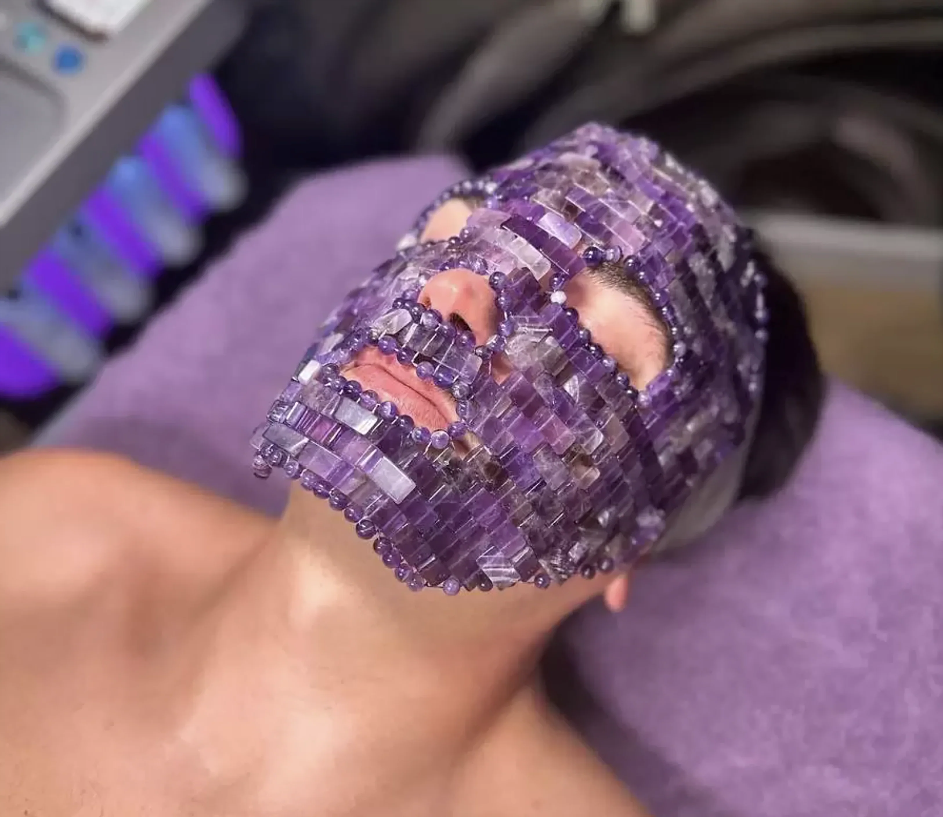 Crystal Fuzion Face Mask, Amethyst - Image 2