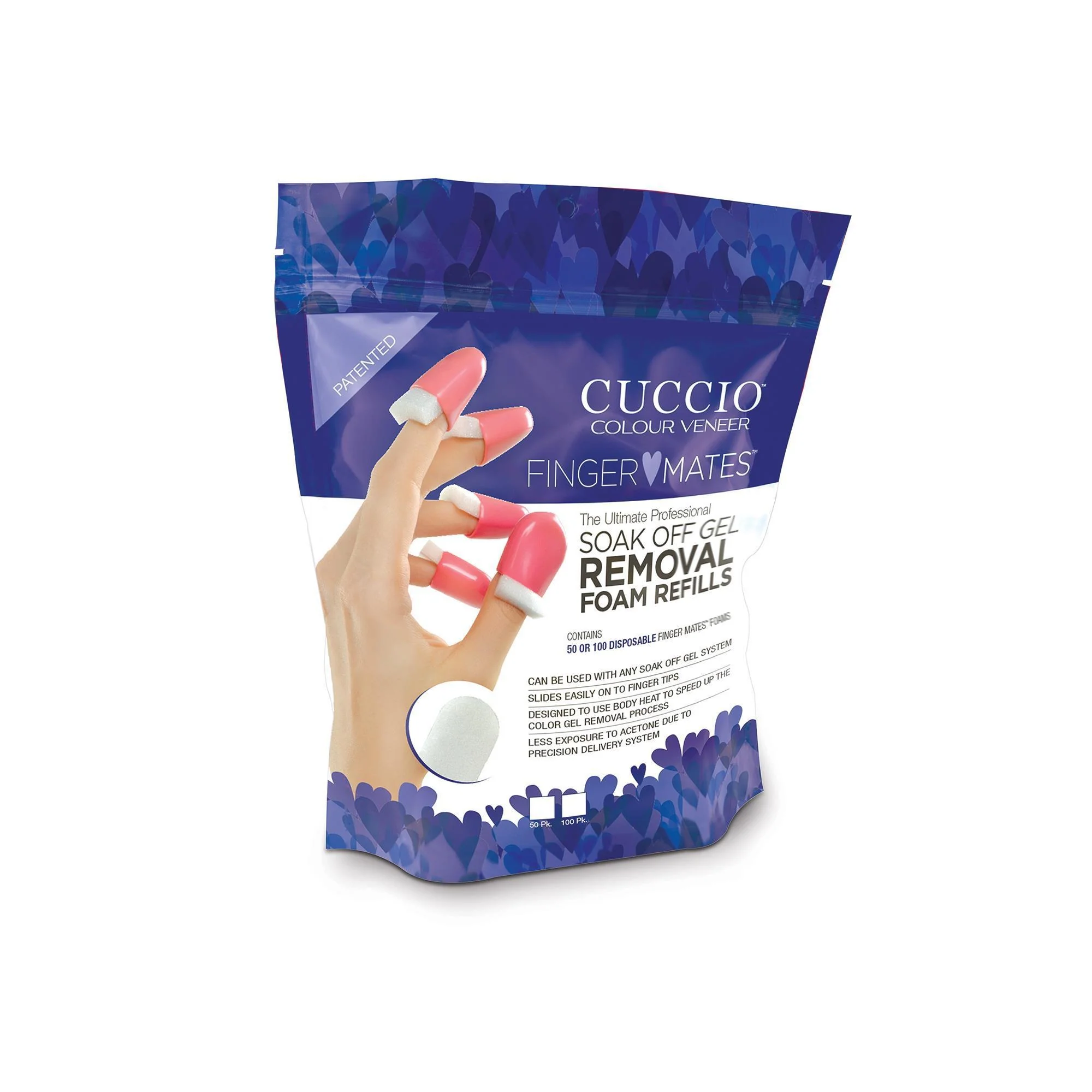 Cuccio Veneer Soak Off Mates, 100 pc refill