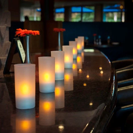 Cup Candle Holders, White, 6 ct - Image 2