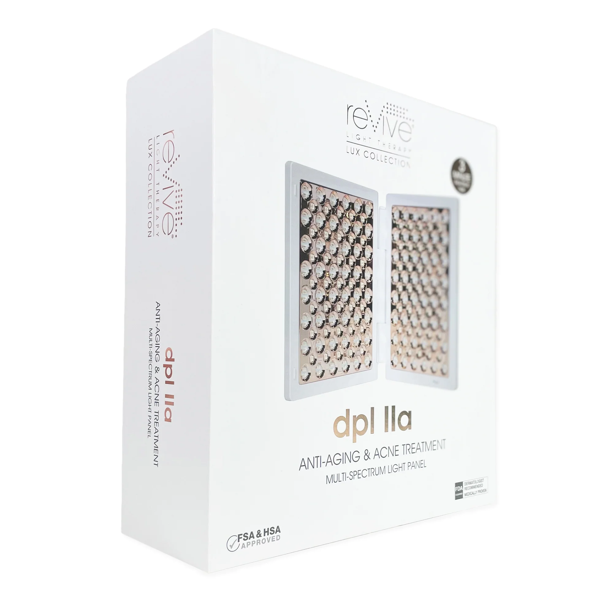Lux dpl lla LED Wrinkle Reduction & Acne Treatment Panel by reVive Light Therapy - Image 7