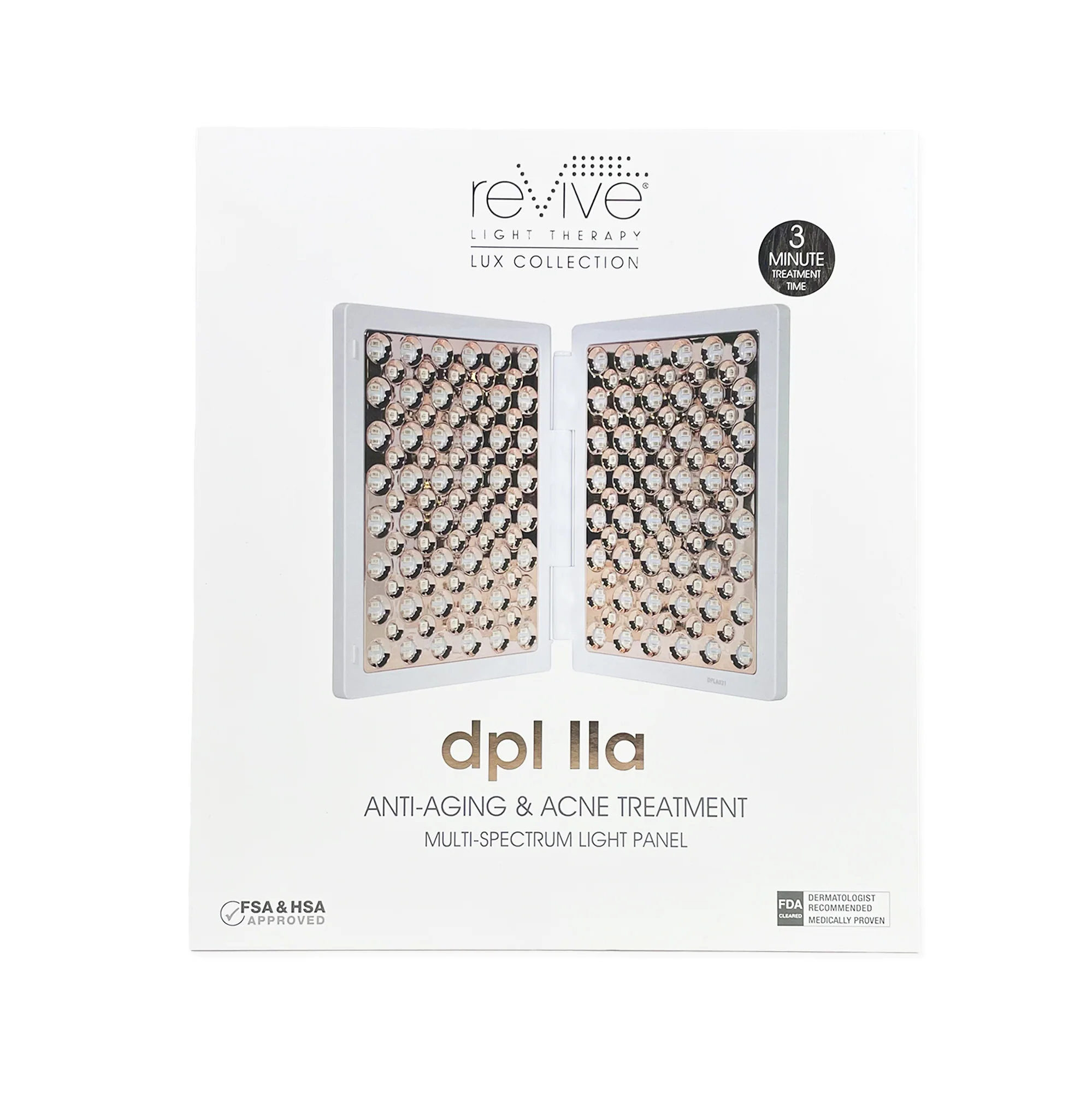 Lux dpl lla LED Wrinkle Reduction & Acne Treatment Panel by reVive Light Therapy - Image 8