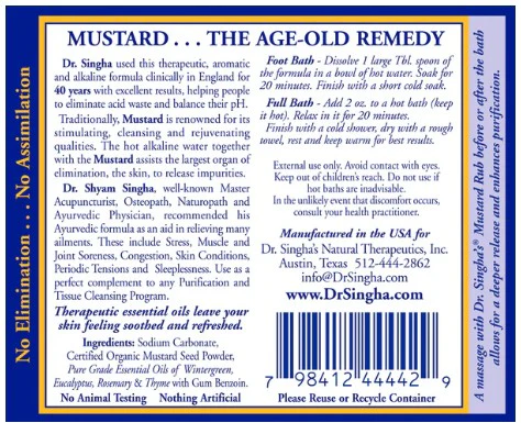 Dr. Singha’s Ayurvedic Mustard Bath - Image 4