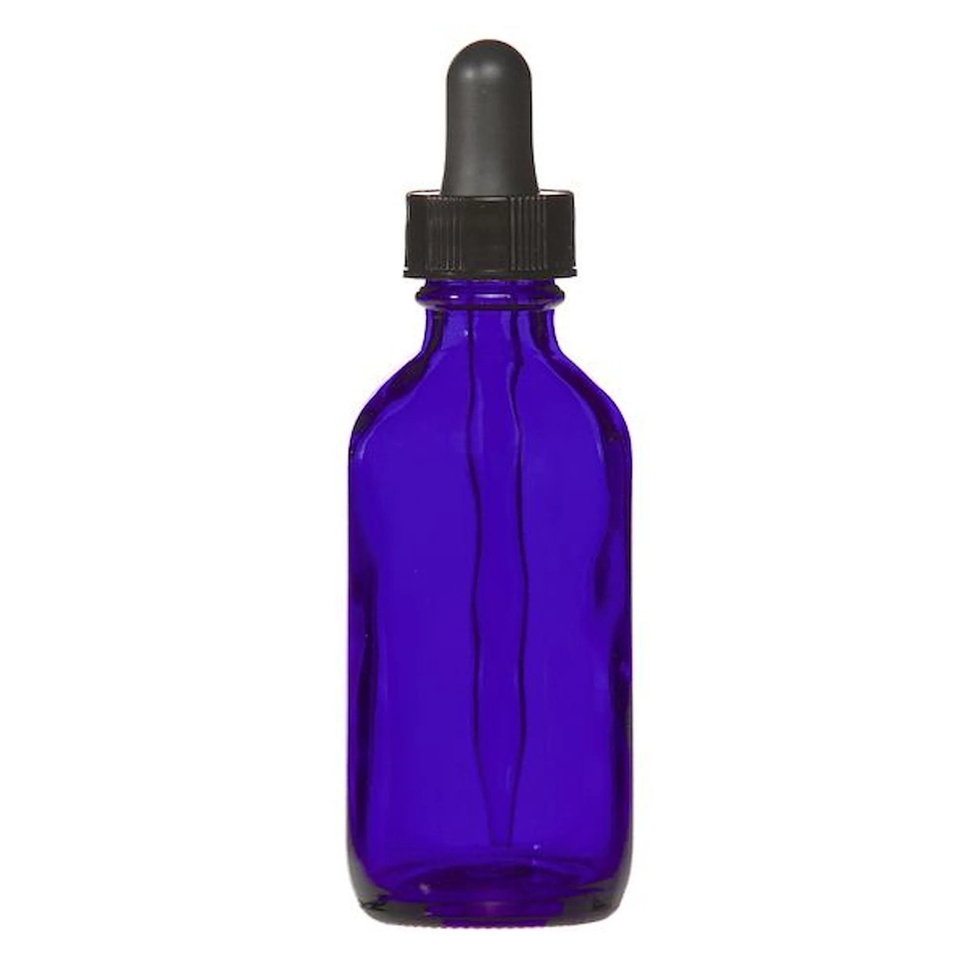 Dropper Bottle / Cobalt Blue Glass