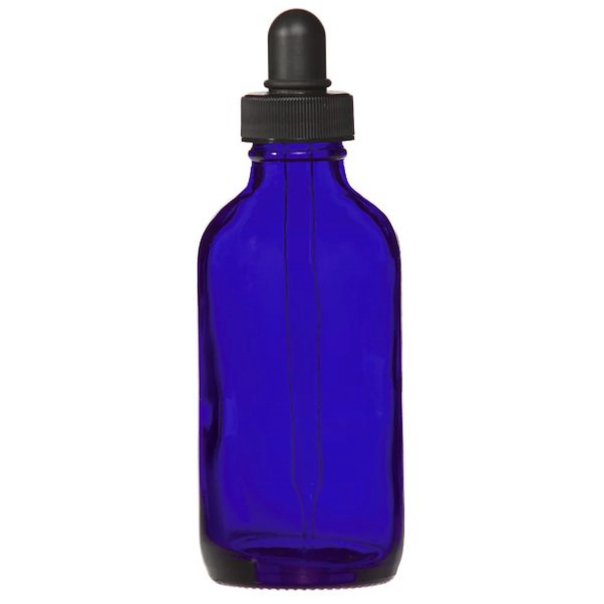 Dropper Bottle / Cobalt Blue Glass - Image 2