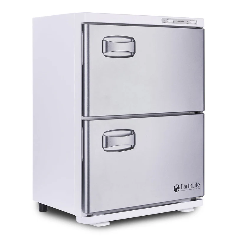 Earthlite Large UV Hot Towel Cabinet, White - Image 2