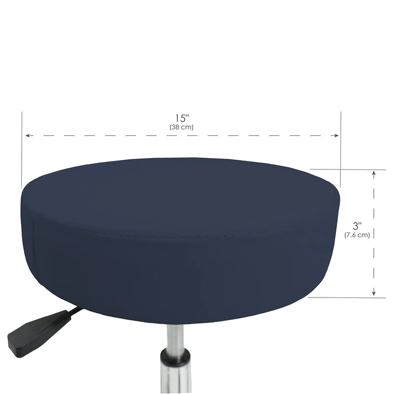 Earthlite Pneumatic Rolling Massage Stool (optional backrest) - Image 3