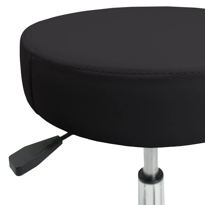 Earthlite Pneumatic Rolling Massage Stool (optional backrest) - Image 7