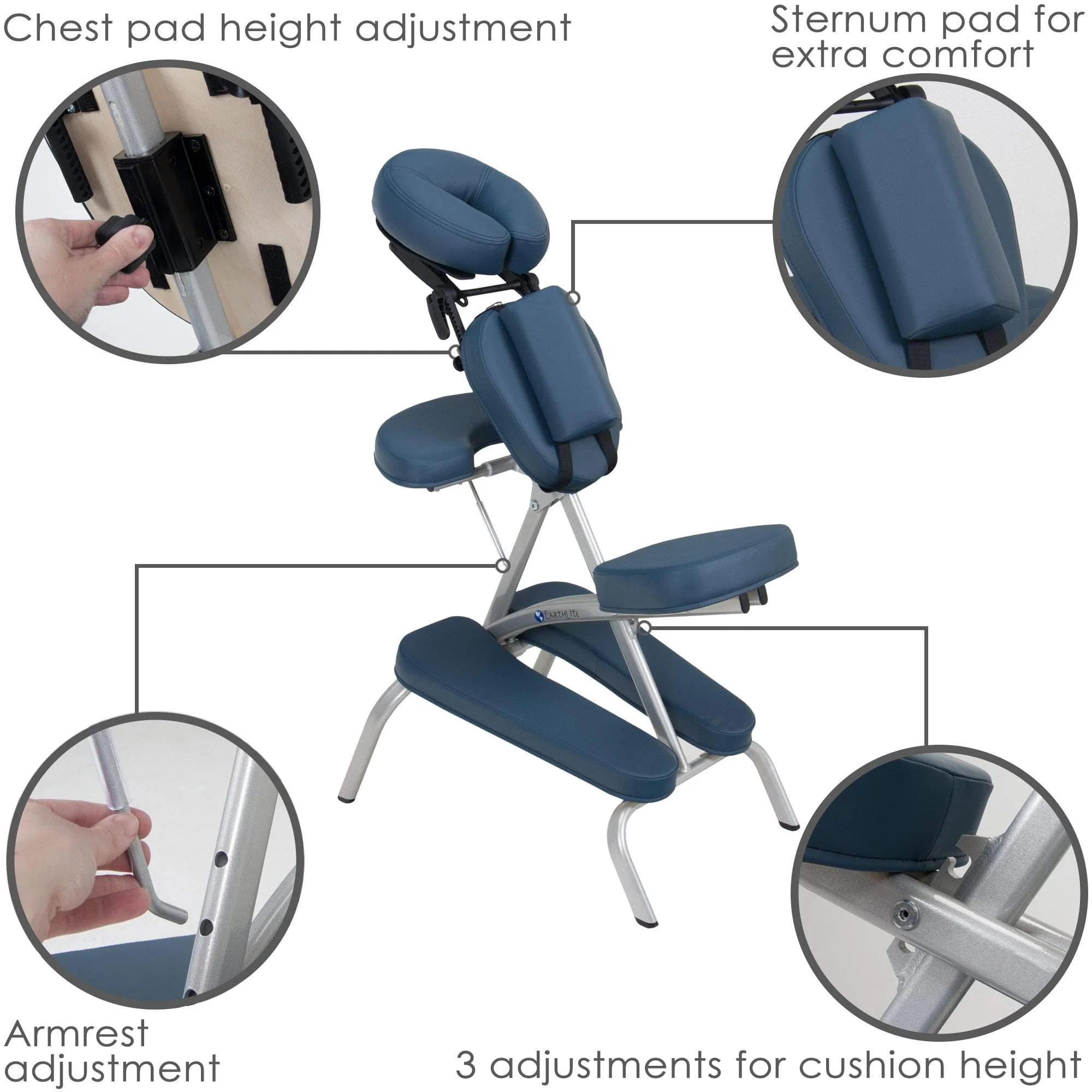 Earthlite Vortex Portable Massage Chair Package - Image 3