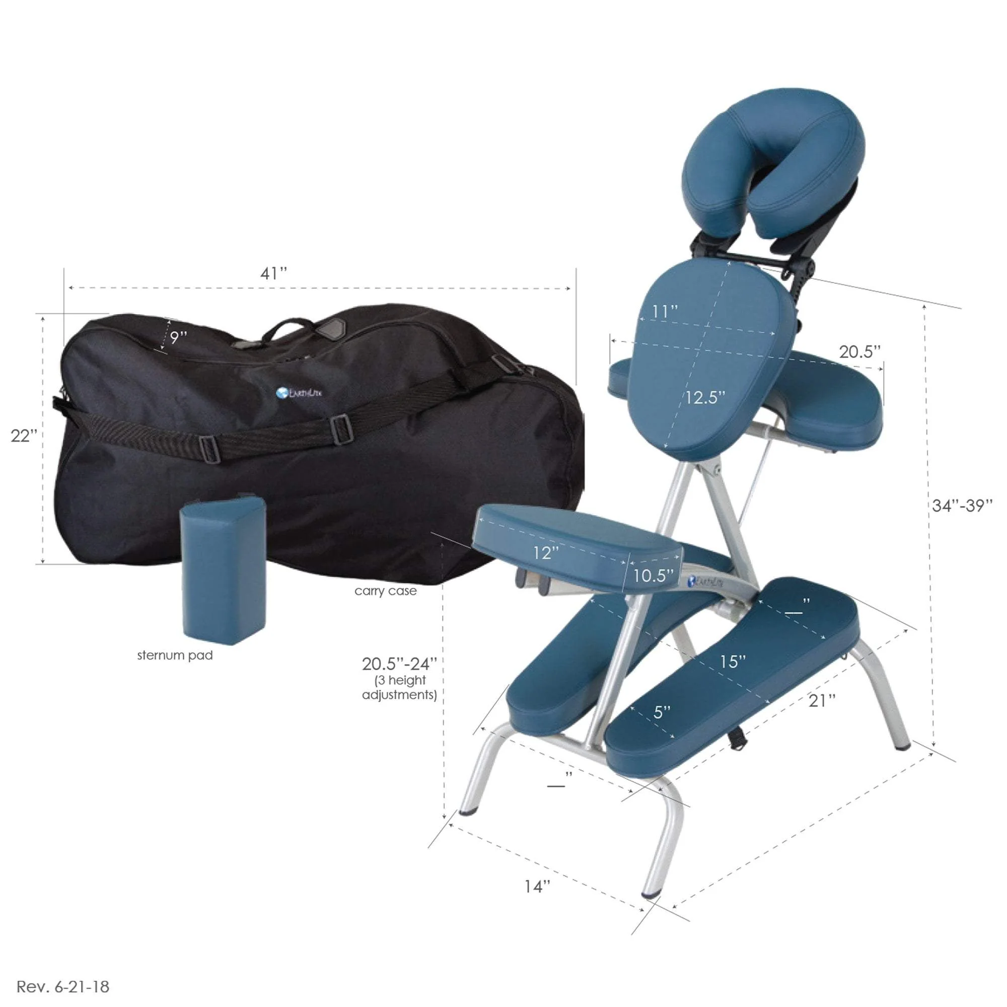 Earthlite Vortex Portable Massage Chair Package - Image 5