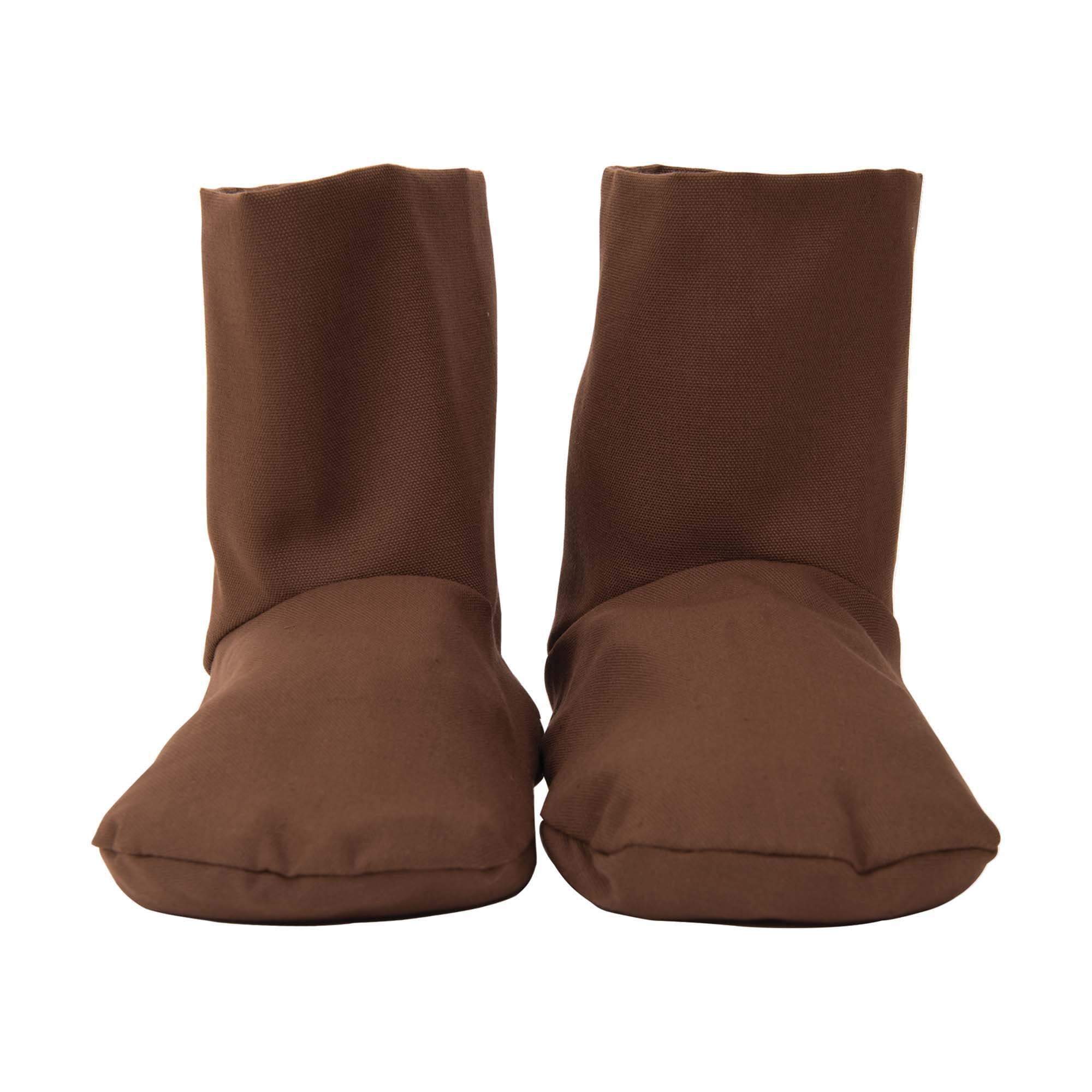 Eco-Fin Herbal Booties, Chocolate, 1 pair
