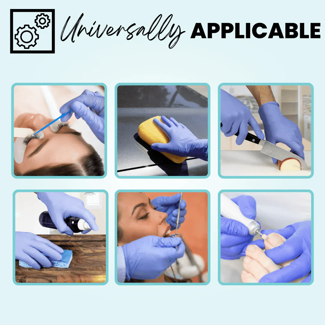 Eco Gloves Biodegradable Nitrile, Black, 100 ct - Image 15