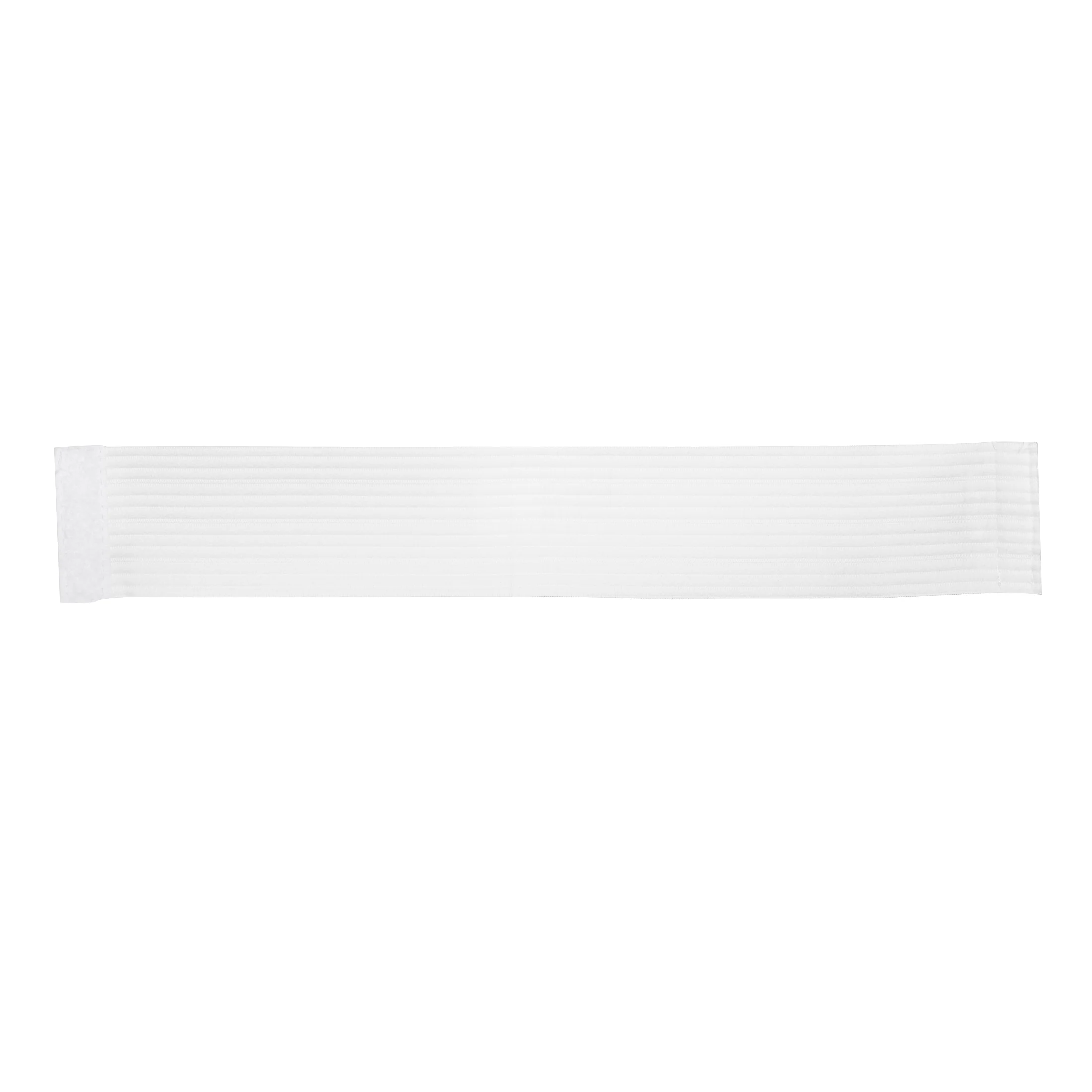 Elastic Headbands with Velcro Closure, White, 48 ct - Image 4