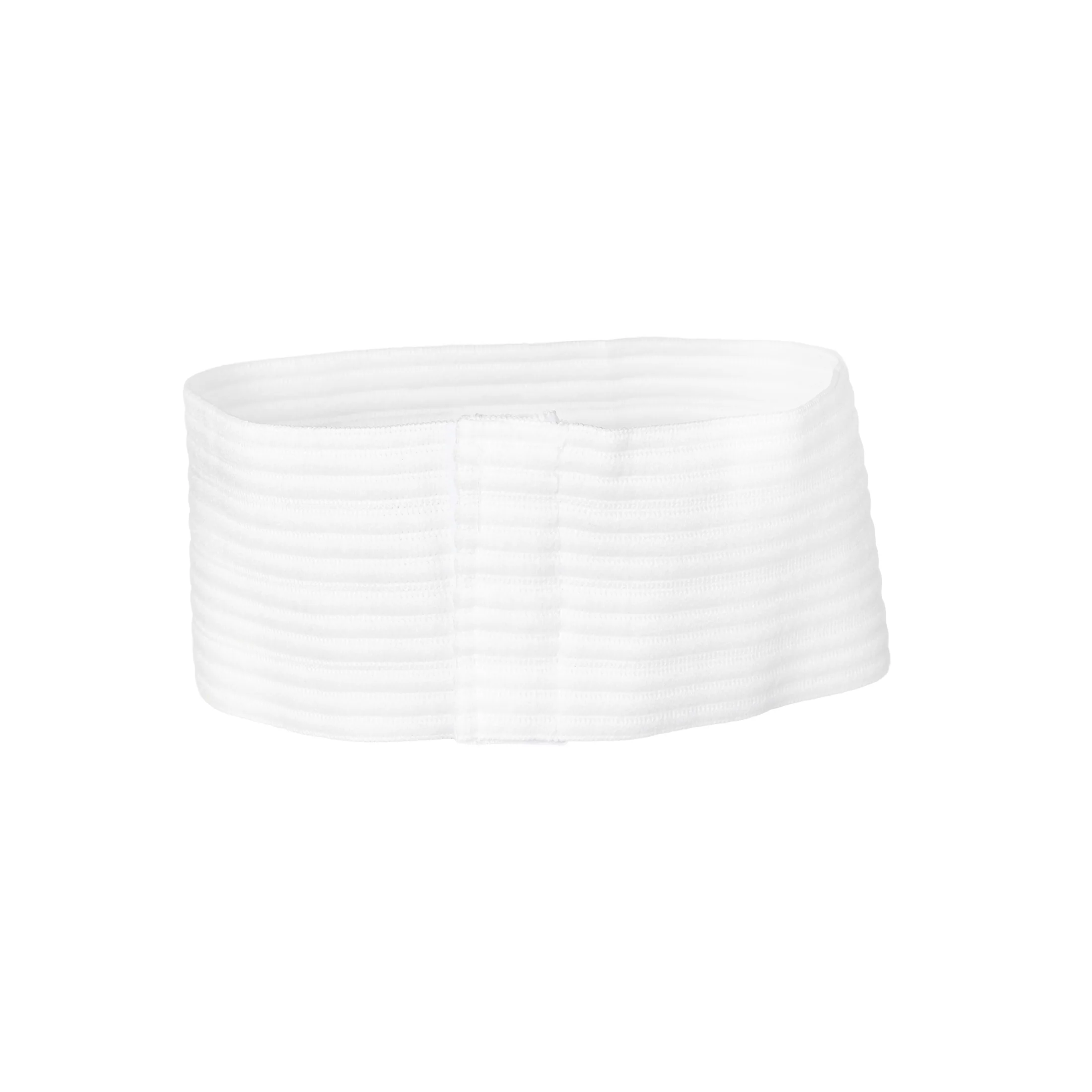 Elastic Headbands with Velcro Closure, White, 48 ct - Image 6