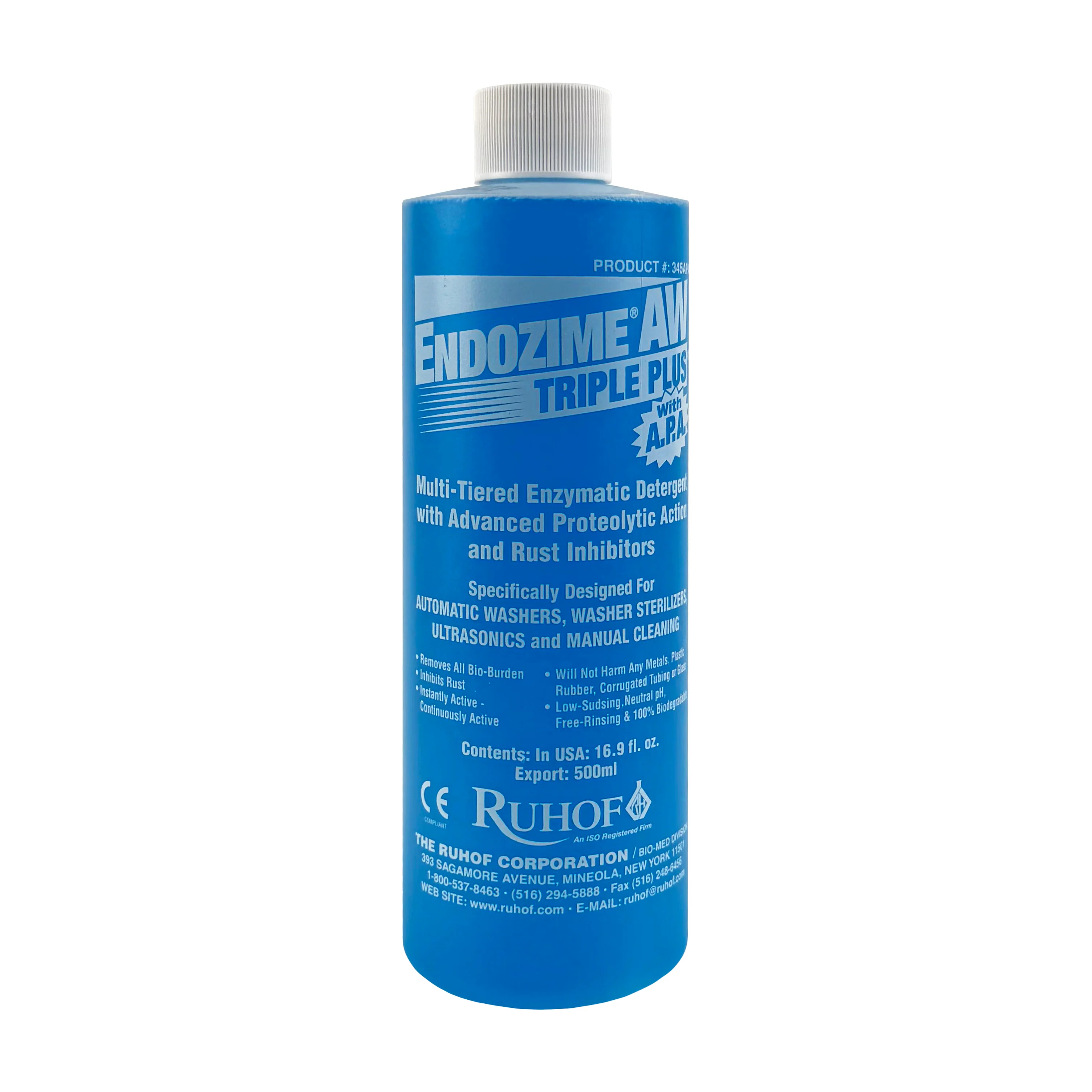 Endozime AW Triple Plus Enzymatic Detergent, 16.9 oz
