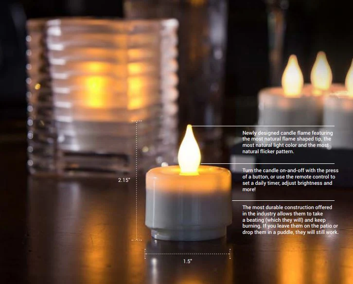 Flameless Candle Natural Lux Series Starter Set - Image 4