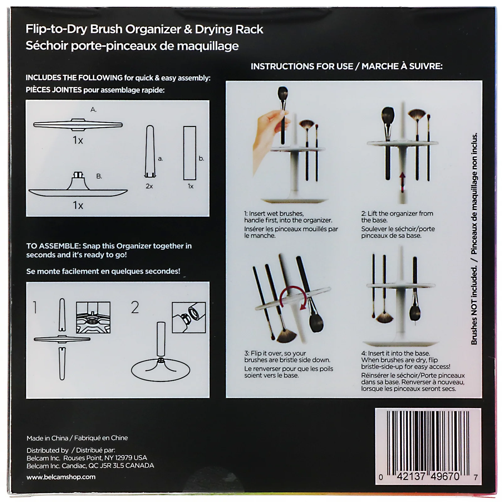 Flip to Dry Brush Organizer & Drying Rack - Image 5