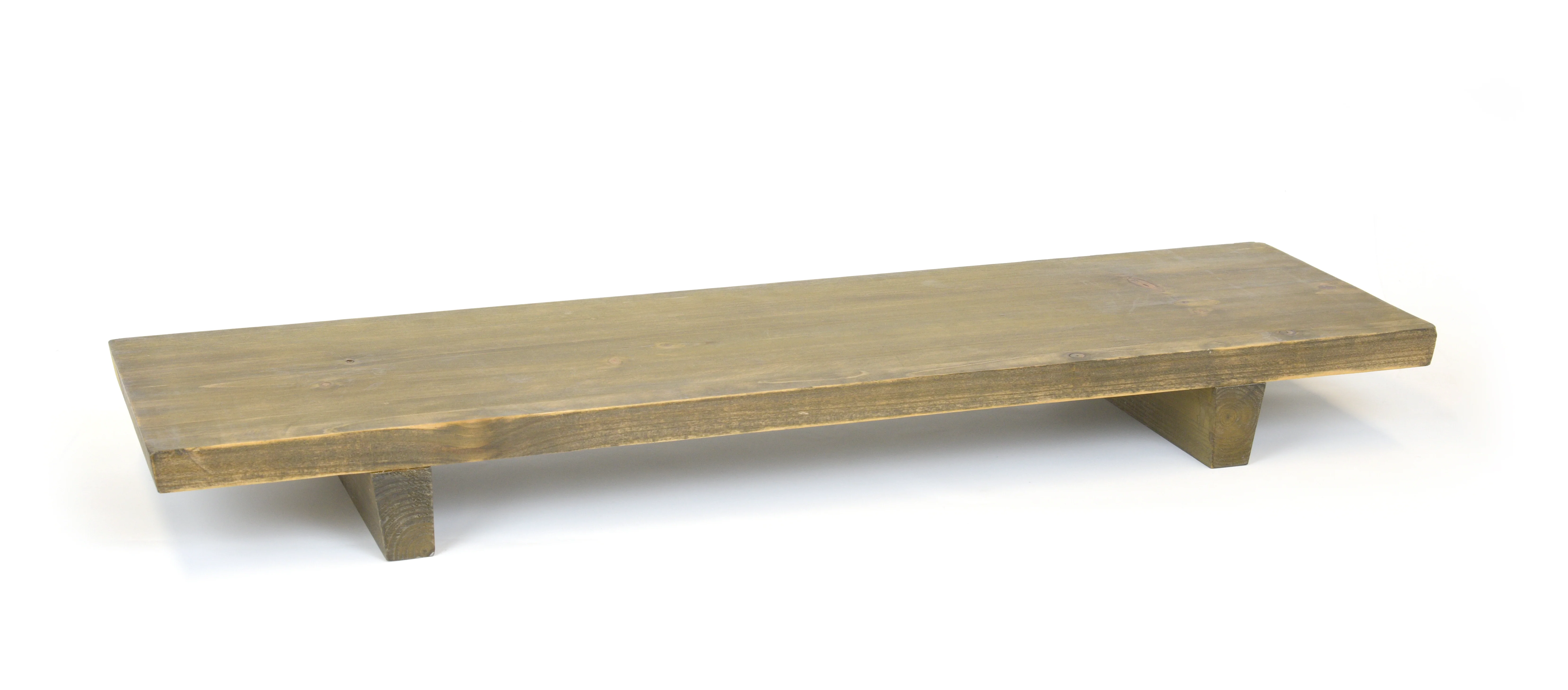 FOH Asheville 30"x8" Footed Tray, Cider, 2 ct