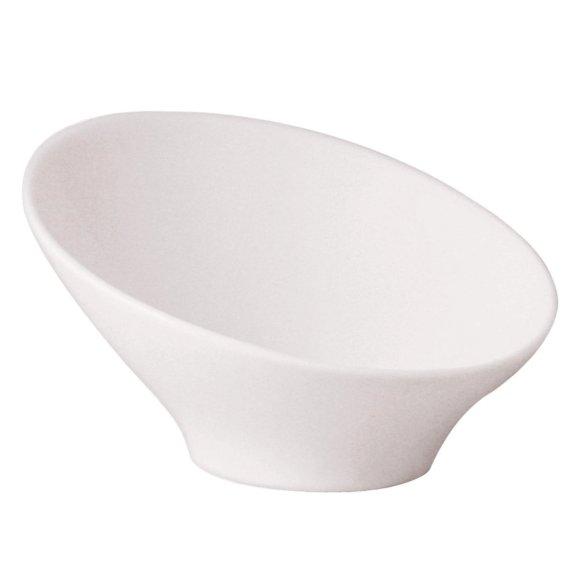 FOH Round Porcelain Bowl, Slanted, 2 oz