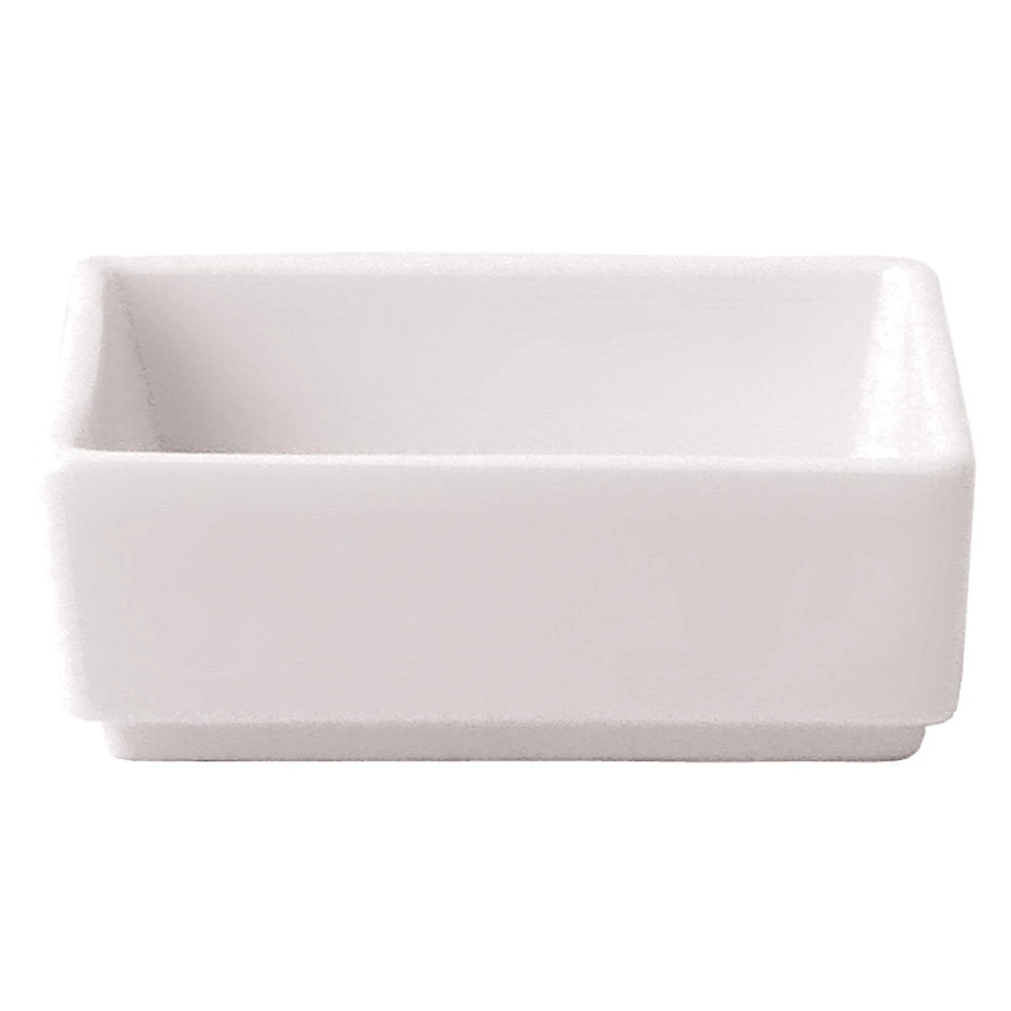 FOH Square Porcelain Dish, 2 oz