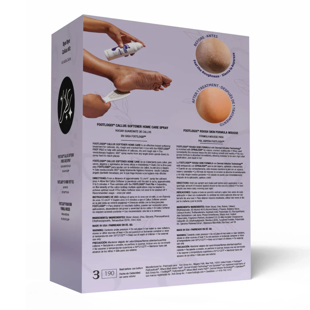 Footlogix Bye Bye Callus Kit, 3 Piece - Image 5