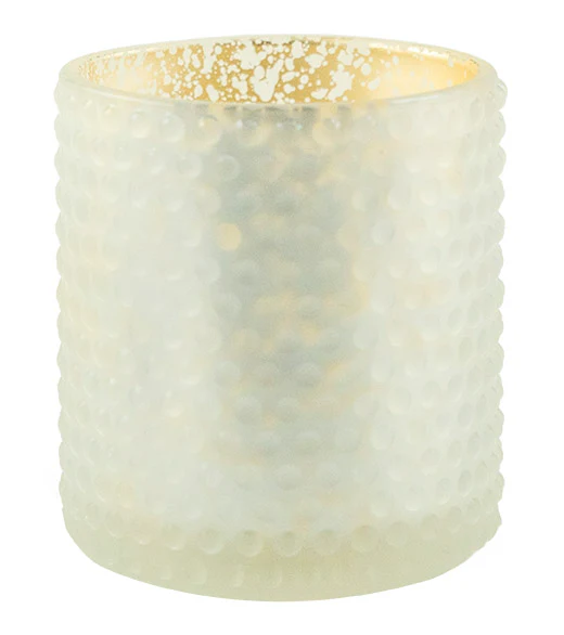 Frosted Glass Candle Holders, 6 ct