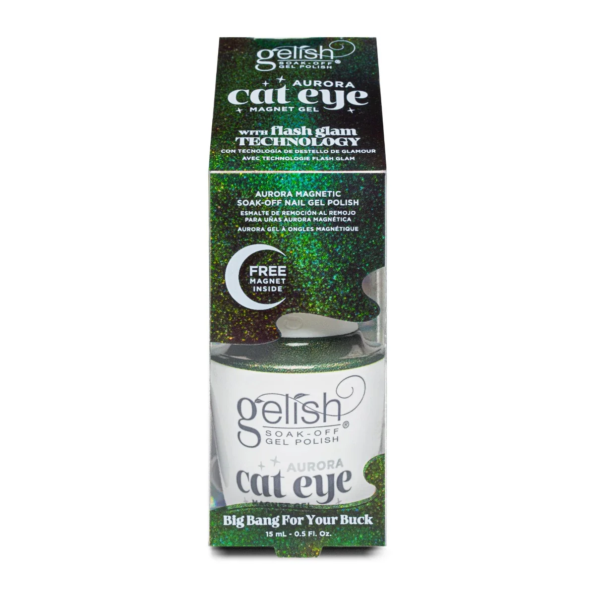 Gelish Cat Eye, Magnetic Aurora, Big Bang For Your Buck, 0.5 fl oz - Image 3