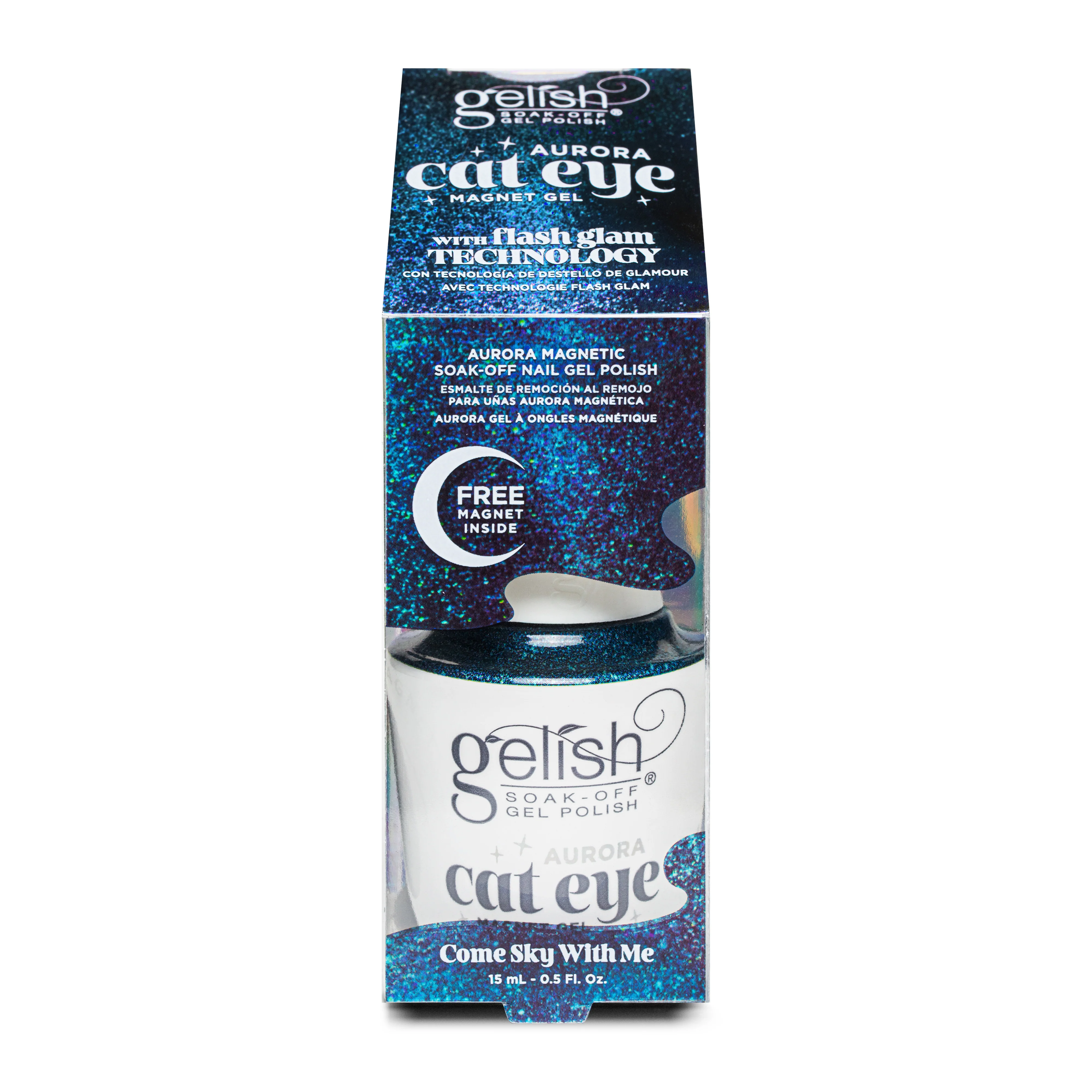 Gelish Cat Eye, Magnetic Aurora, Come Sky With Me, 0.5 fl oz - Image 3