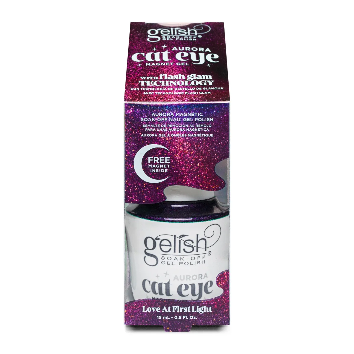 Gelish Cat Eye, Magnetic Aurora, Love At First Light, 0.5 fl oz - Image 3