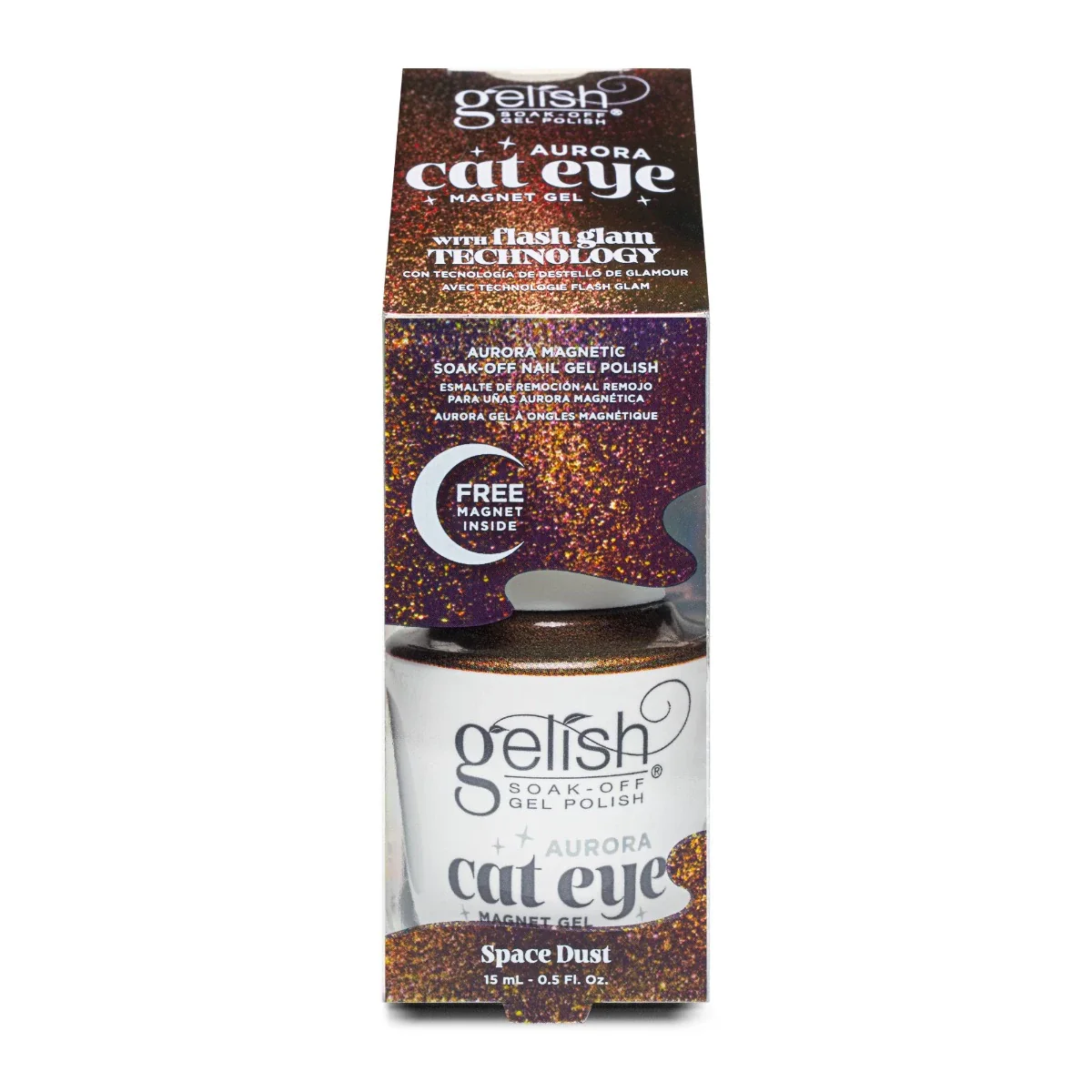 Gelish Cat Eye, Magnetic Aurora, Space Dust, 0.5 fl oz - Image 3