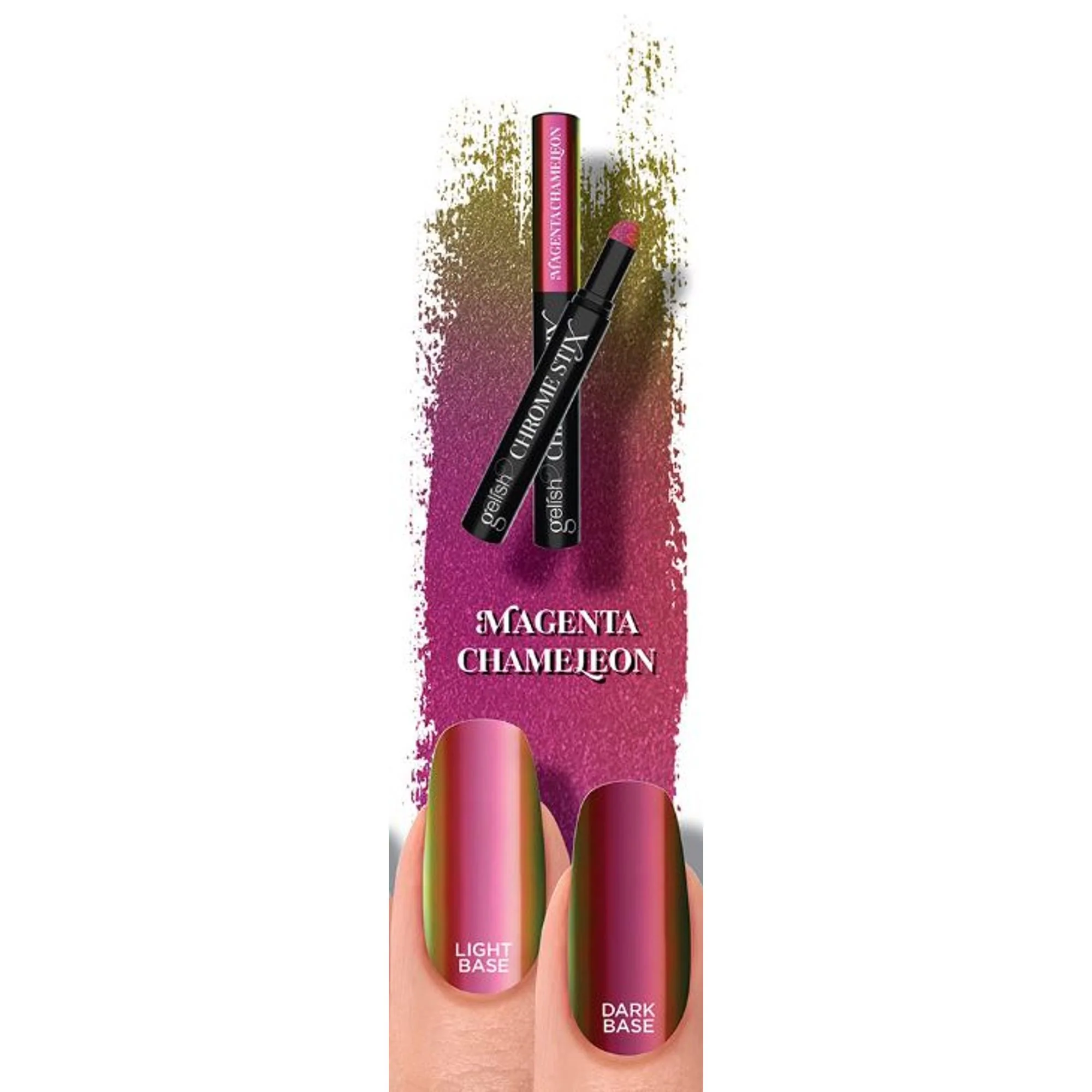 Gelish Chrome Stix, Magenta Chameleon, 0.17 oz - Image 2