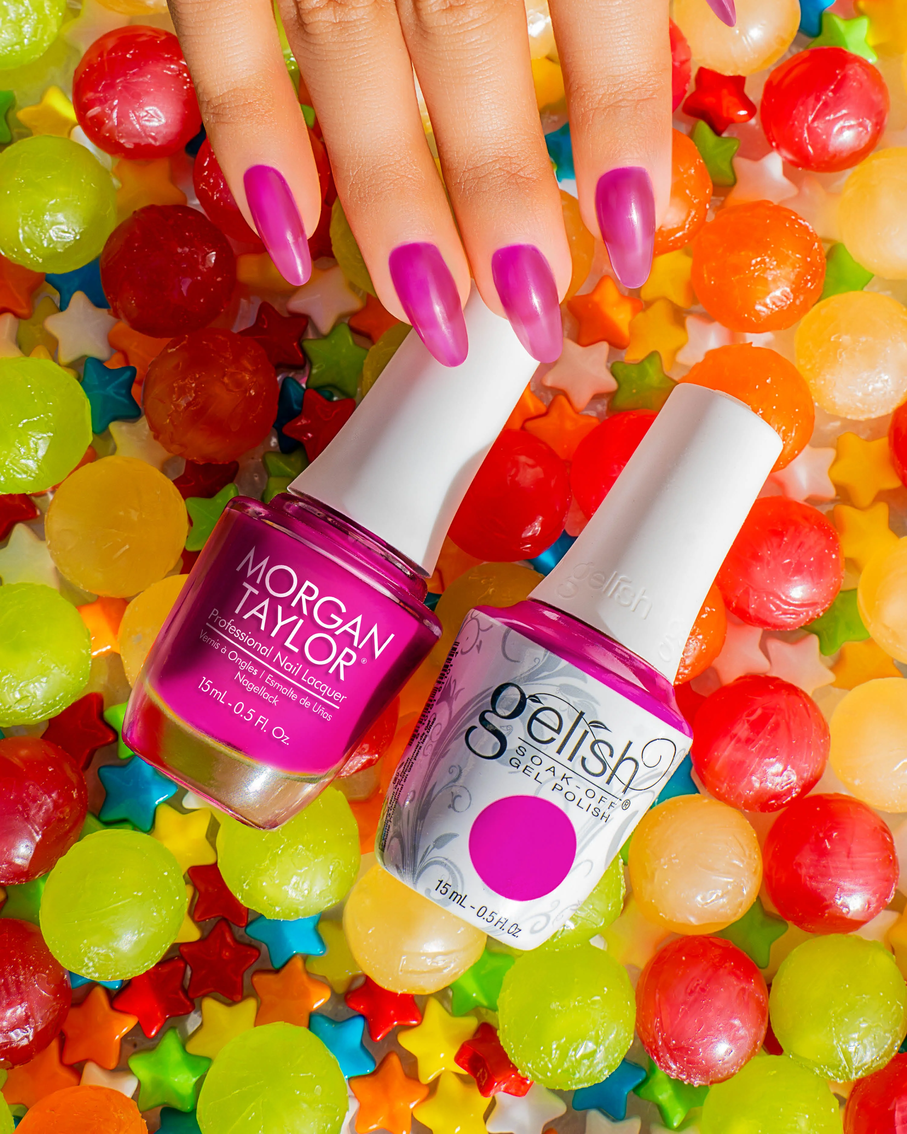 Gelish Gel Polish, Bear-y Juicy, 0.5 fl oz - Image 4