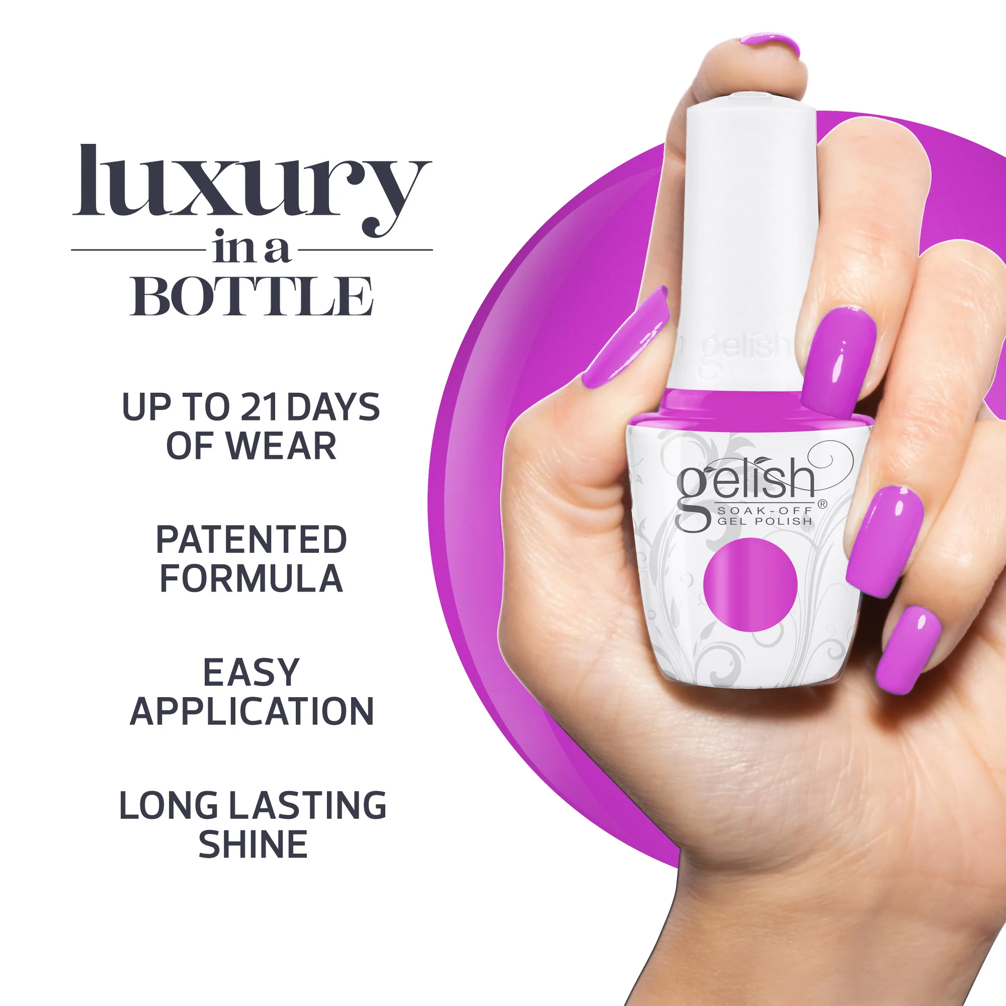 Gelish Gel Polish, Bear-y Juicy, 0.5 fl oz - Image 5