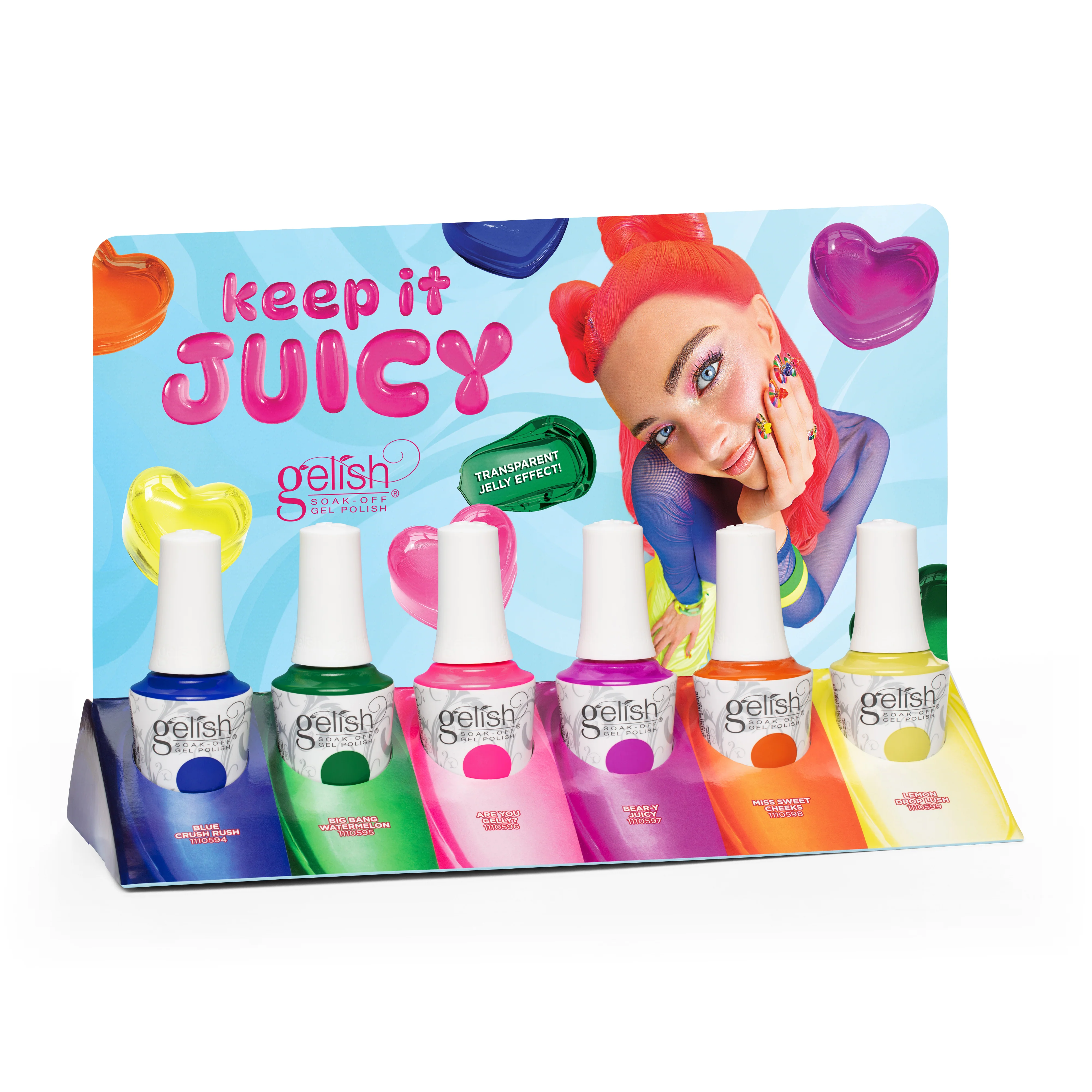 Gelish Gel Polish, Keep It Juicy Collection Display, 6 Piece - Image 2