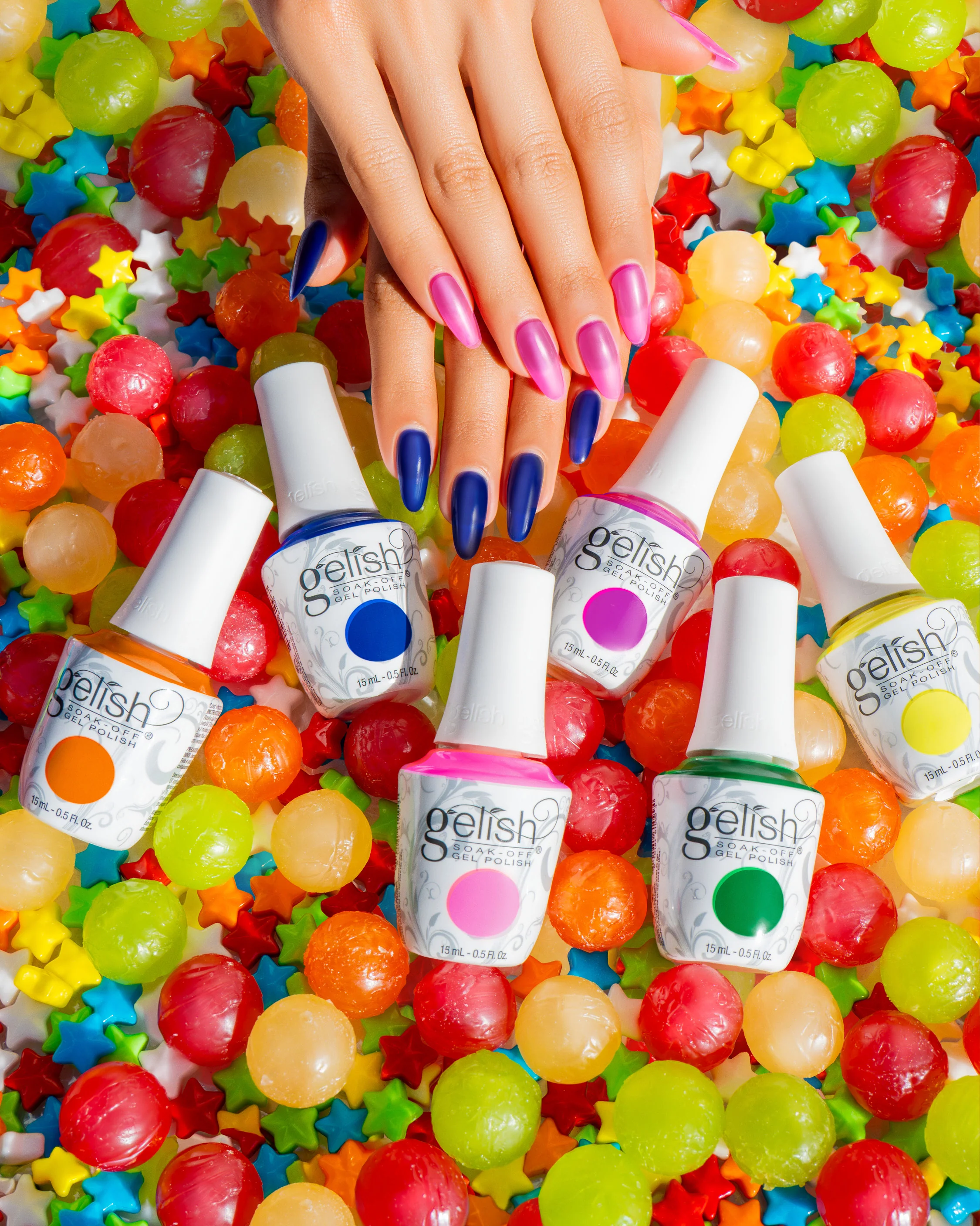 Gelish Gel Polish, Keep It Juicy Collection Display, 6 Piece - Image 3