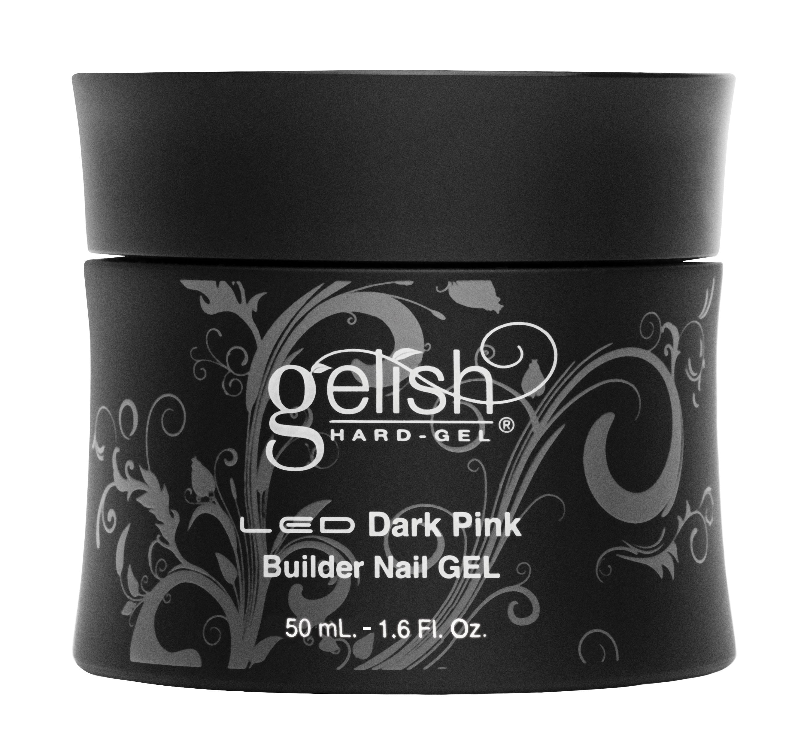 Gelish Hard Gel, Dark Pink Builder Gel - Image 2