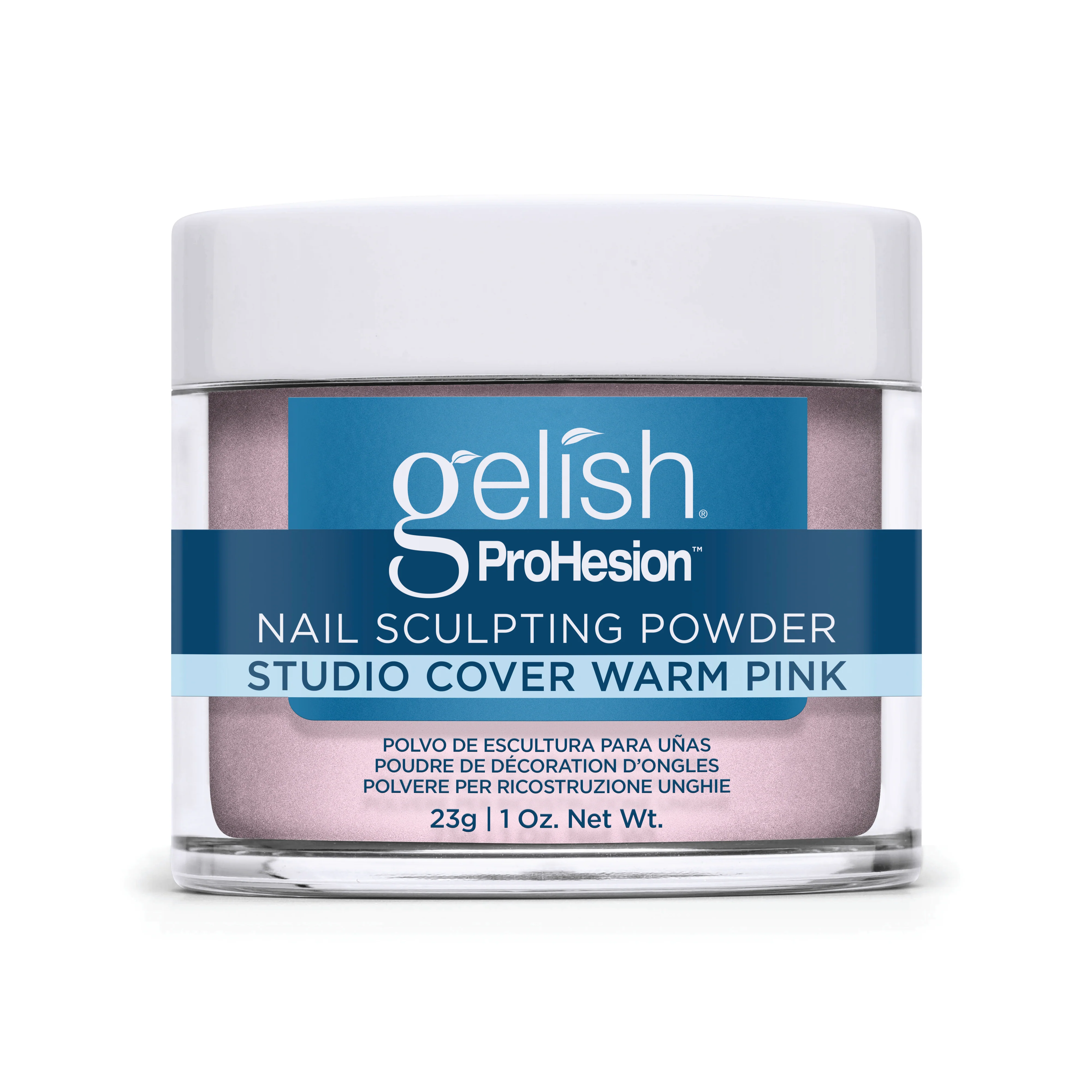 Gelish Prohesion Nail Sculpting Powder, Studio Cover Warm Pink - Image 3
