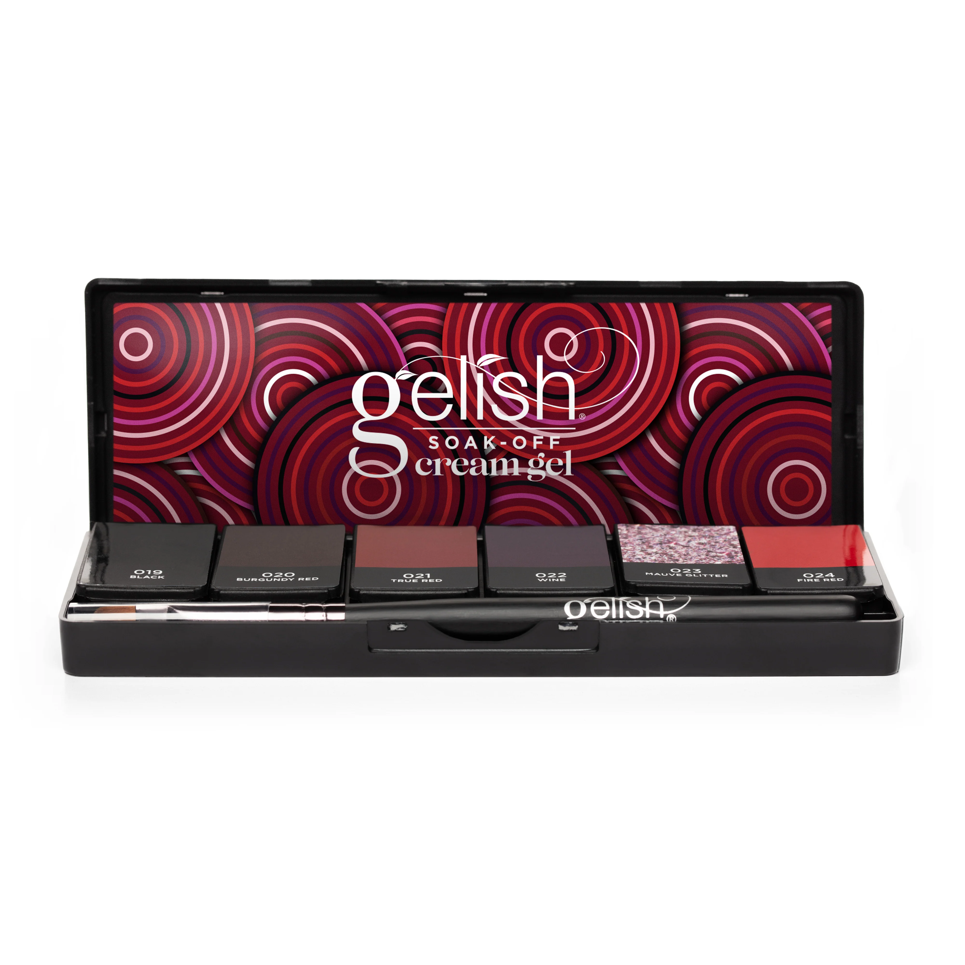 Gelish Soak-Off Cream Gel Palette, Getting Reddy