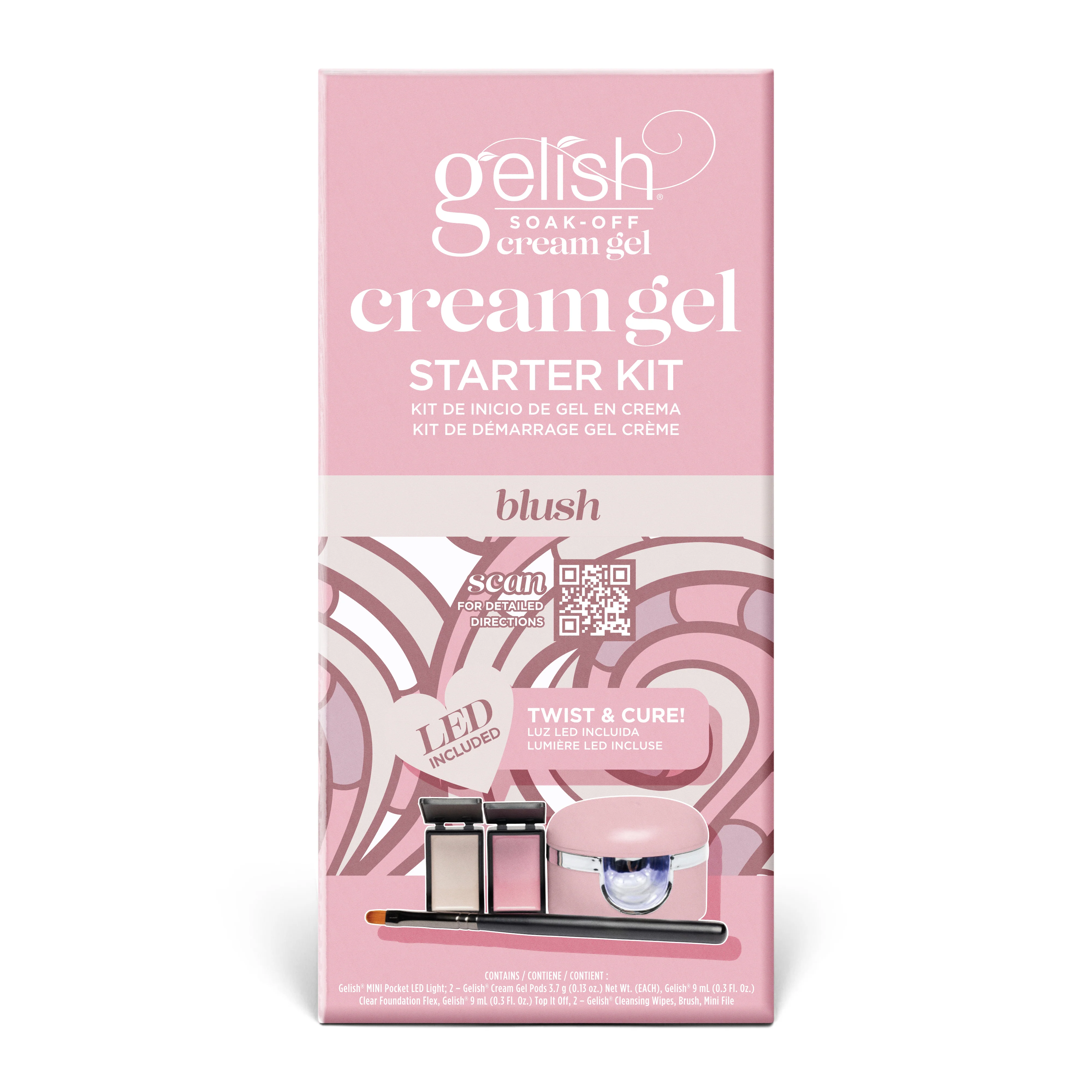 Gelish Soak-Off Cream Gel Starter Kit, Blush - Image 4