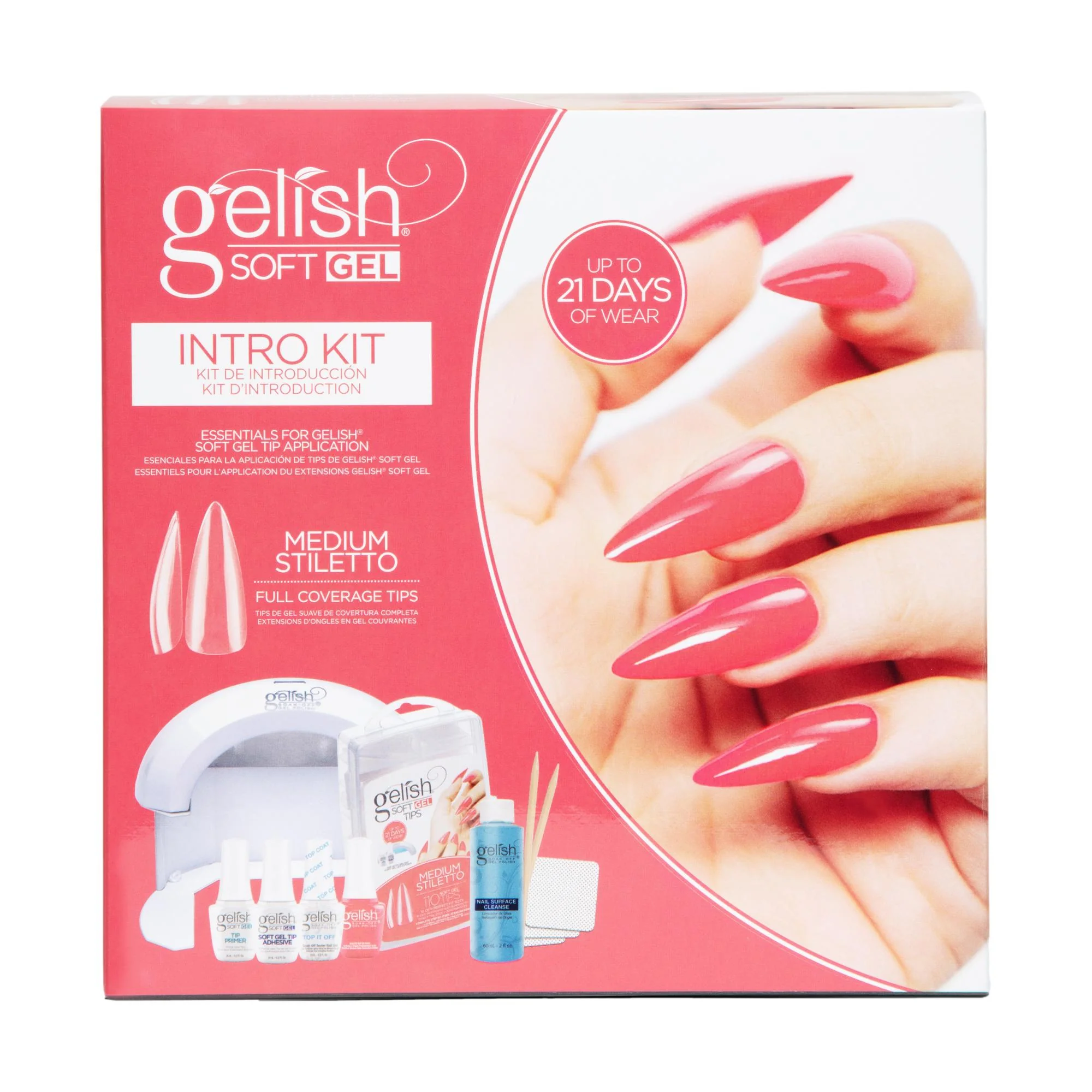 Gelish Soft Gel Medium Stiletto Kit - Image 2