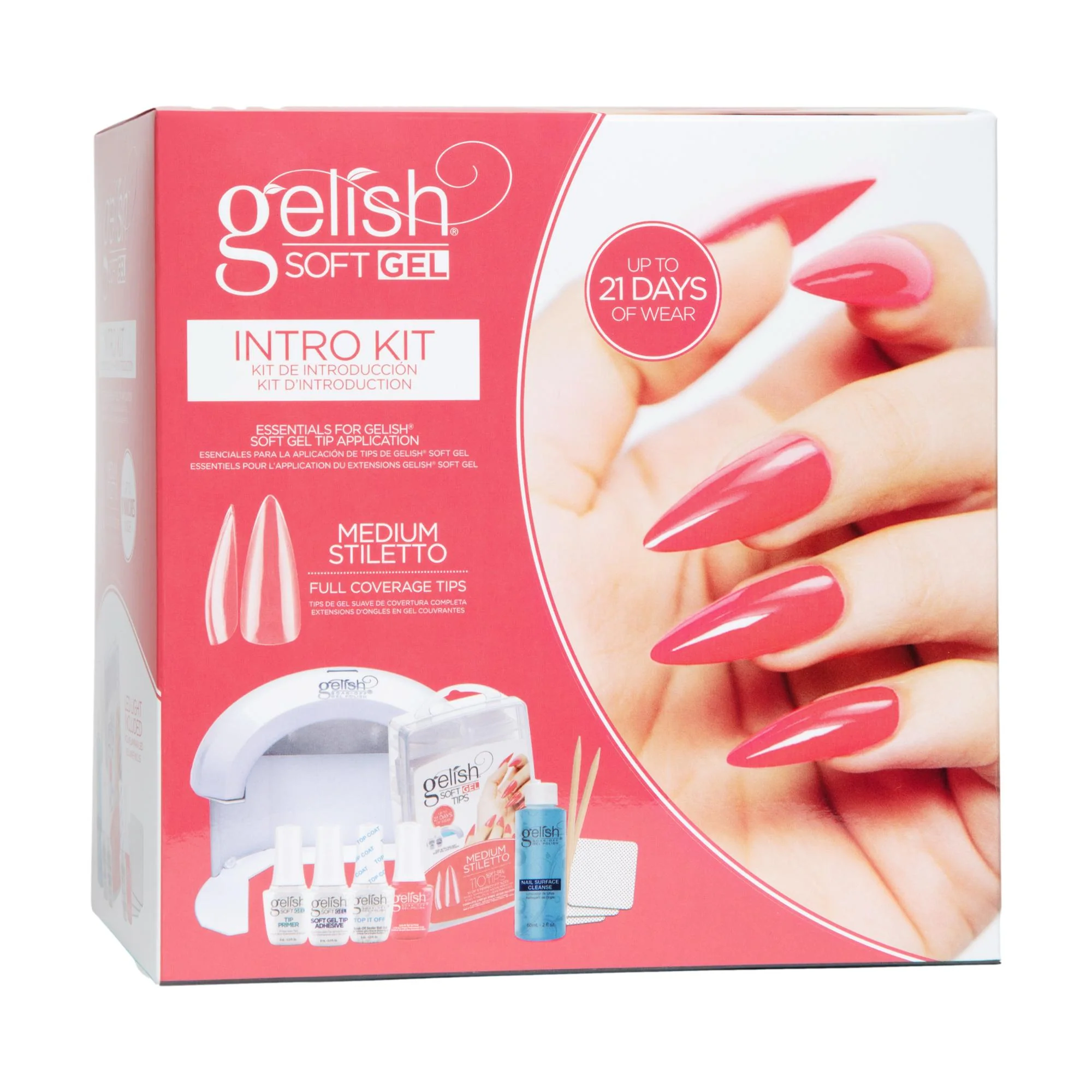 Gelish Soft Gel Medium Stiletto Kit - Image 3