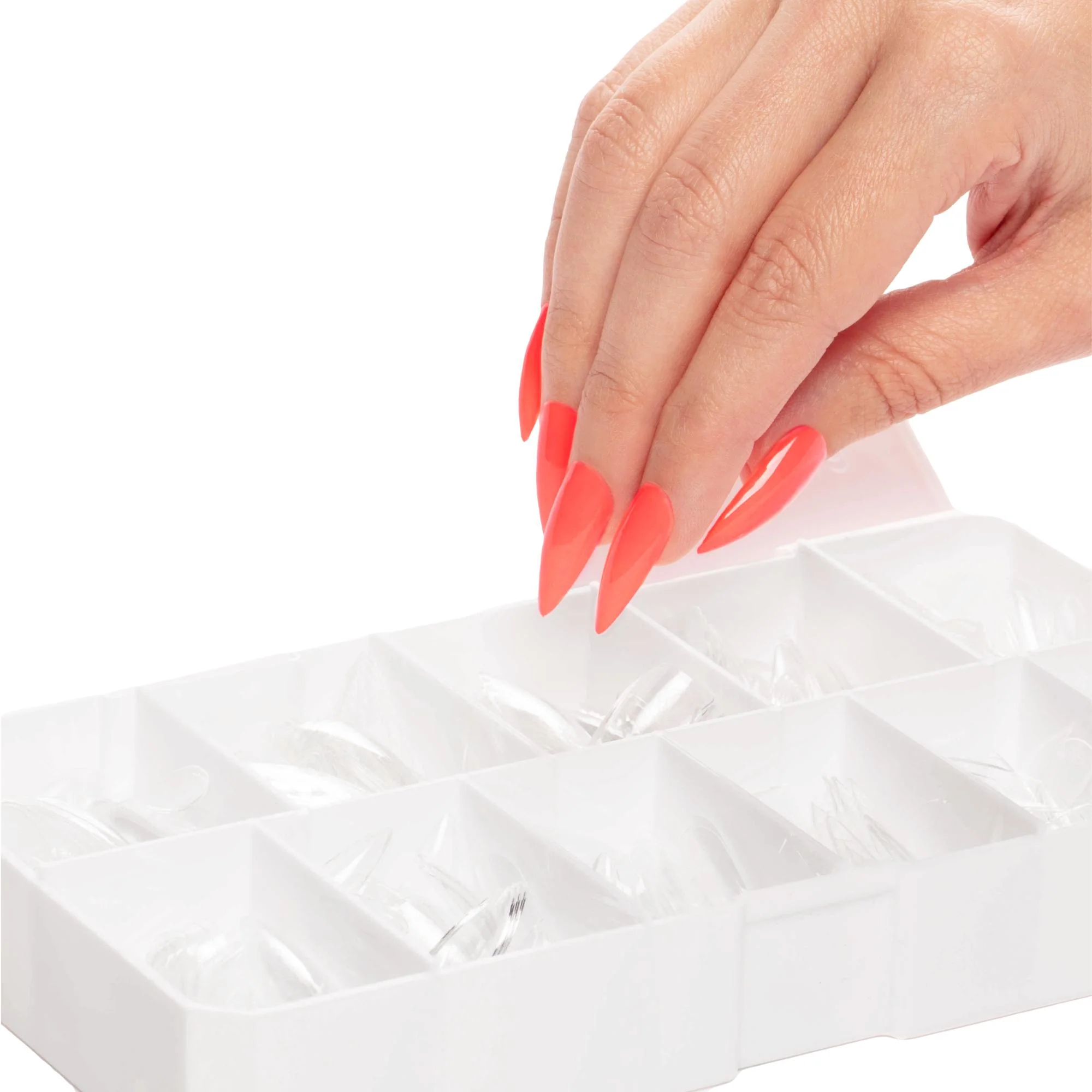 Gelish Soft Gel Tips, Medium Stiletto, 550 ct - Image 2