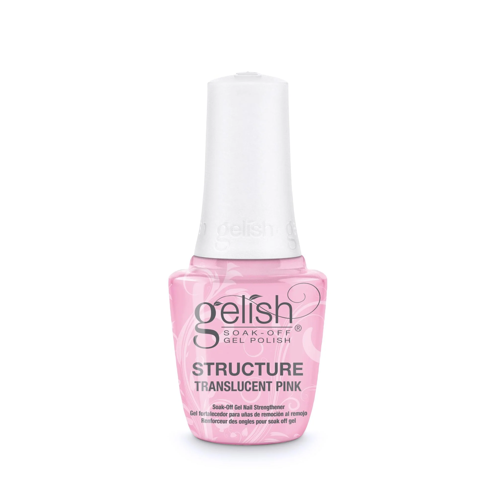 Gelish Structure Soak-Off Nail Strengthener, Translucent Pink, 0.5 fl oz
