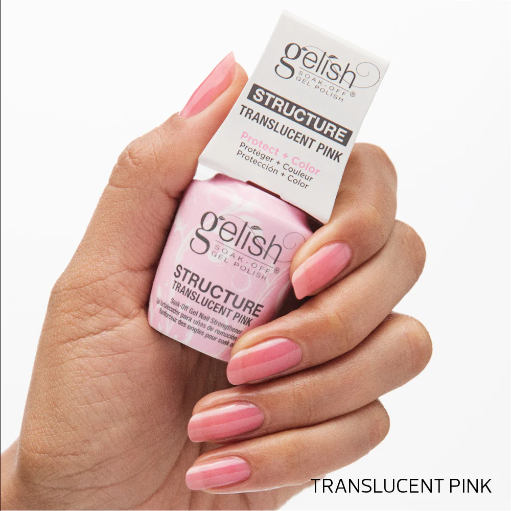 Gelish Structure Soak-Off Nail Strengthener, Translucent Pink, 0.5 fl oz - Image 3