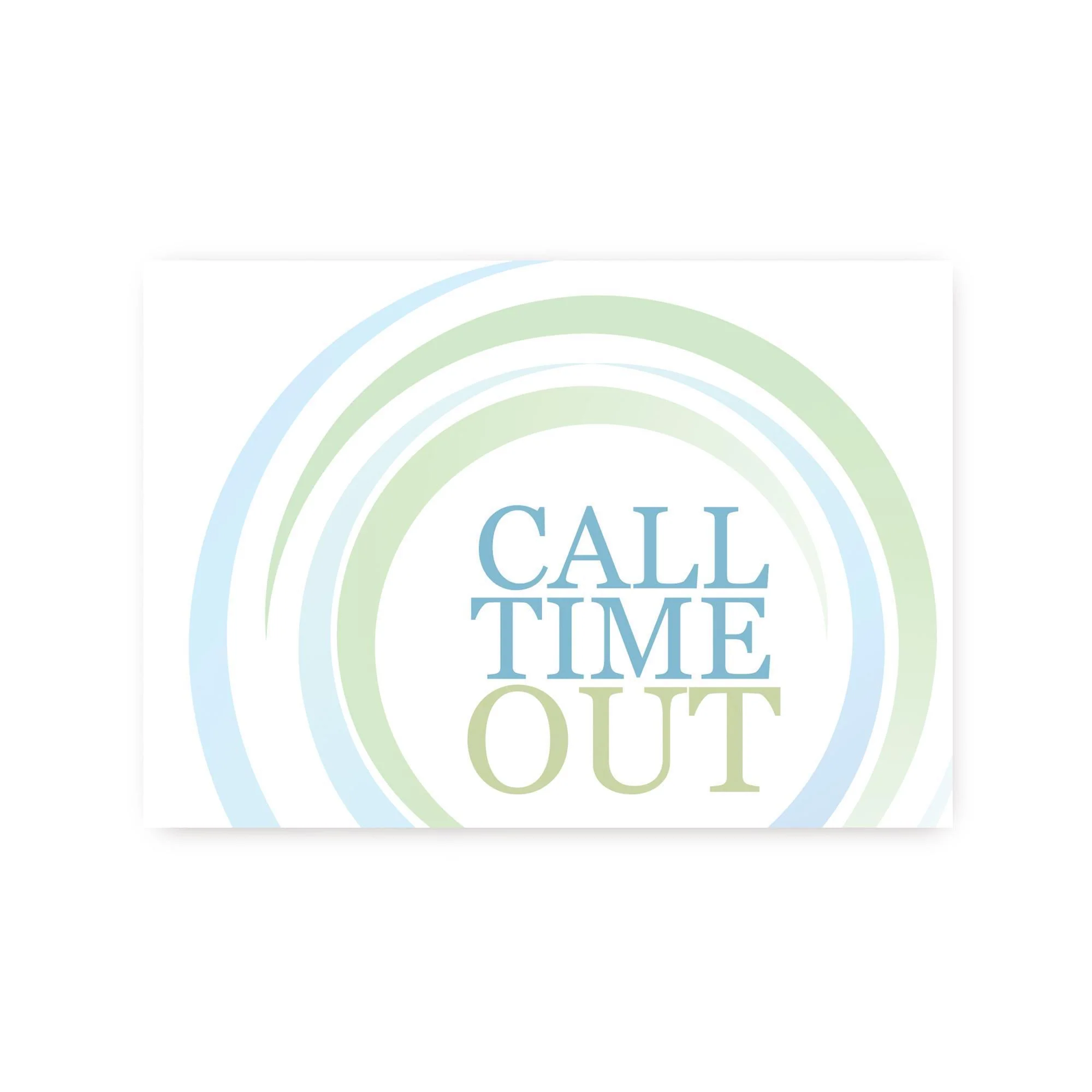 Gift Certificate, Call Time Out, 25 pc