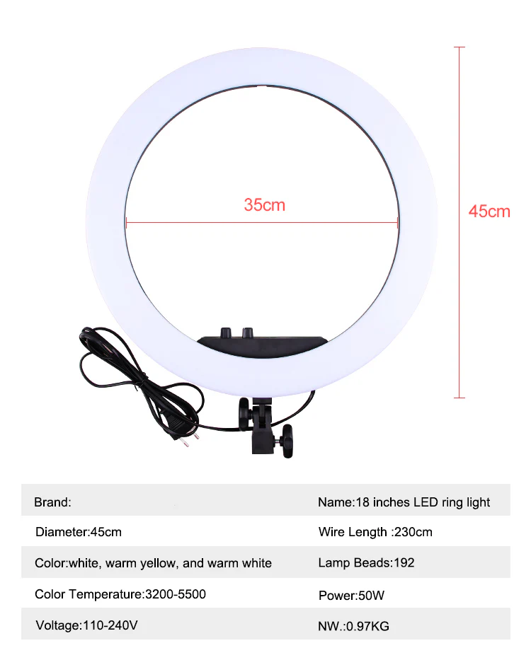 Halo Light Ring Lamp - Image 3