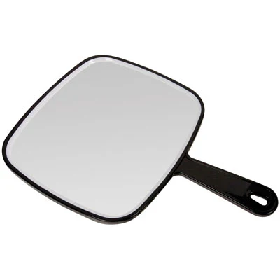 Hand Held Makeup Mirror, Black